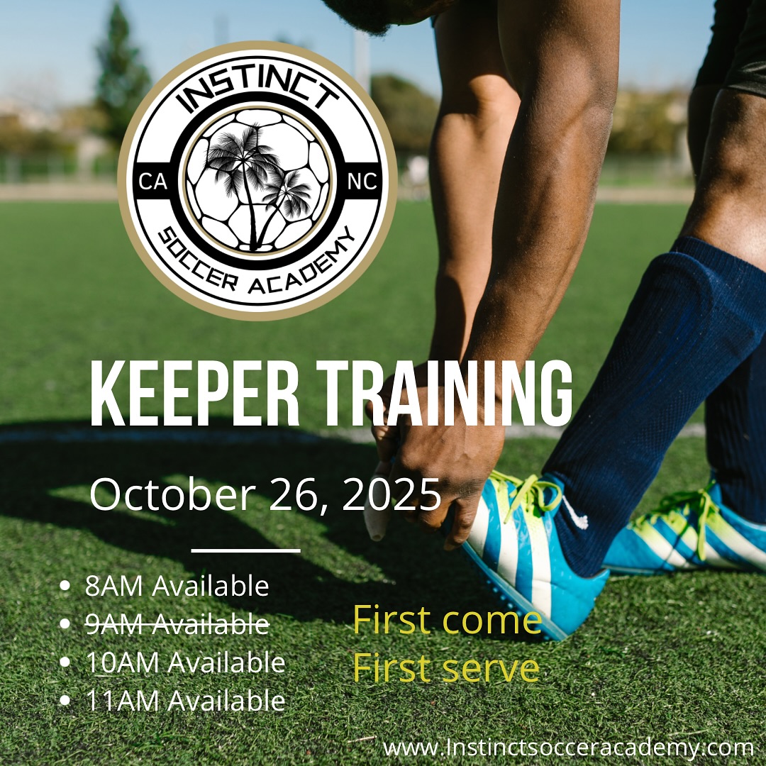 KEEPER SESSIONS with Coach Isla is available this upcoming Sunday.
Message to book your spot!🧤⚽
