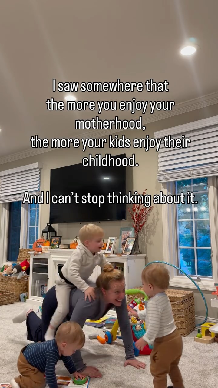 I saw something the other day that really stuck with me:
“The more you enjoy your motherhood, the more your kids enjoy their childhood.”
And I haven’t been able to stop thinking about it.
Not the Pinterest-perfect moments…
But the silly, loud, chaotic, joyful ones.
The ones where I let go a little.
Where I laugh, move, play, and just be with them.
Because this season?
I know it’s fleeting.
The good and the bad.
And how I show up in it—for myself and them—shapes everything.
Here’s to choosing presence over perfection.
Play over pressure.
Joy over “just getting through.”
Let’s rewrite the story of motherhood—one small, powerful moment at a time.
#strongasamother #postpartumjourney #twinmom #mindfulmotherhood #boymama #funinmotherhood