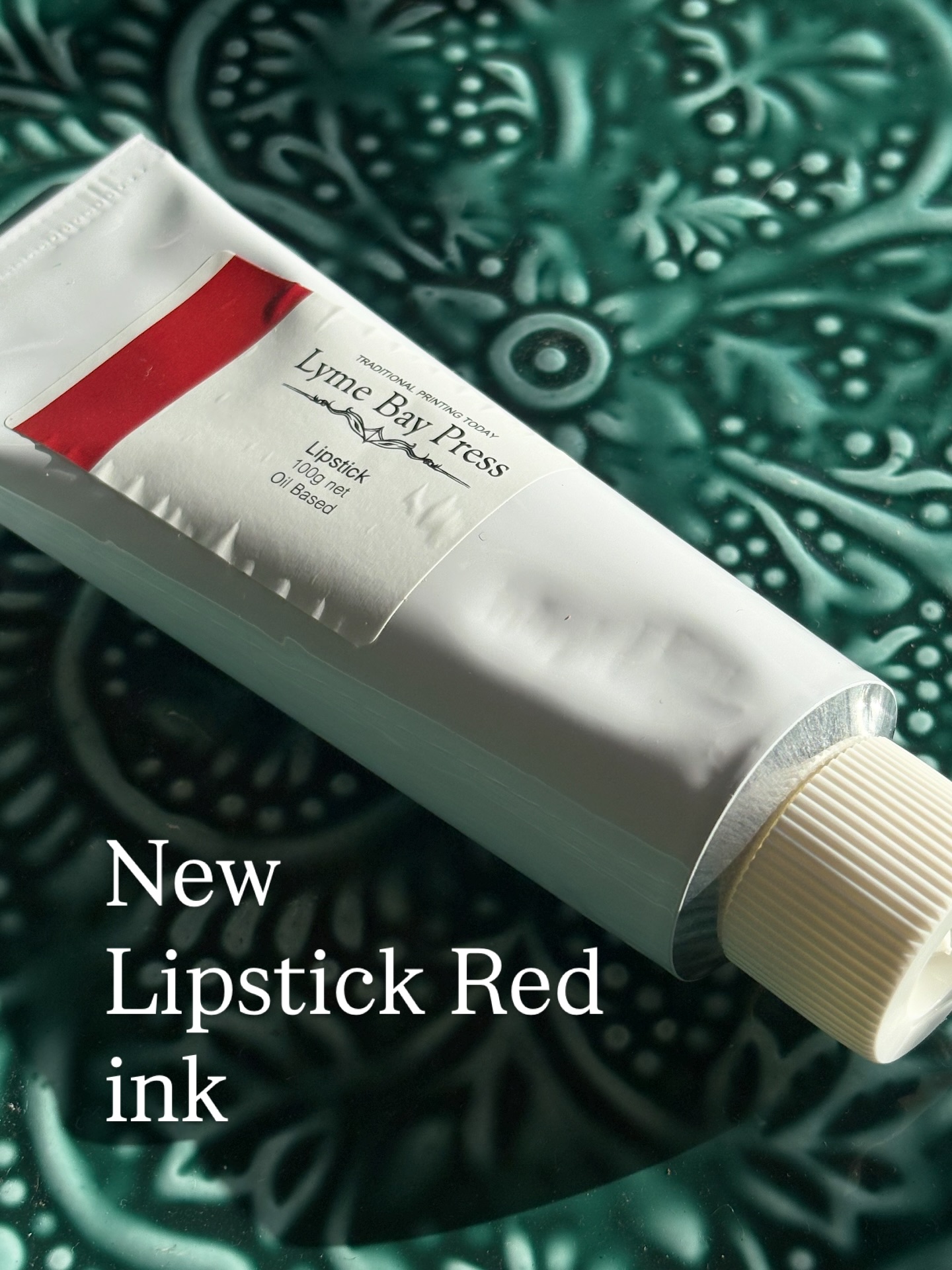 I had a delivery of new ink colours this week and just couldn’t wait to print.
How do you like this red?