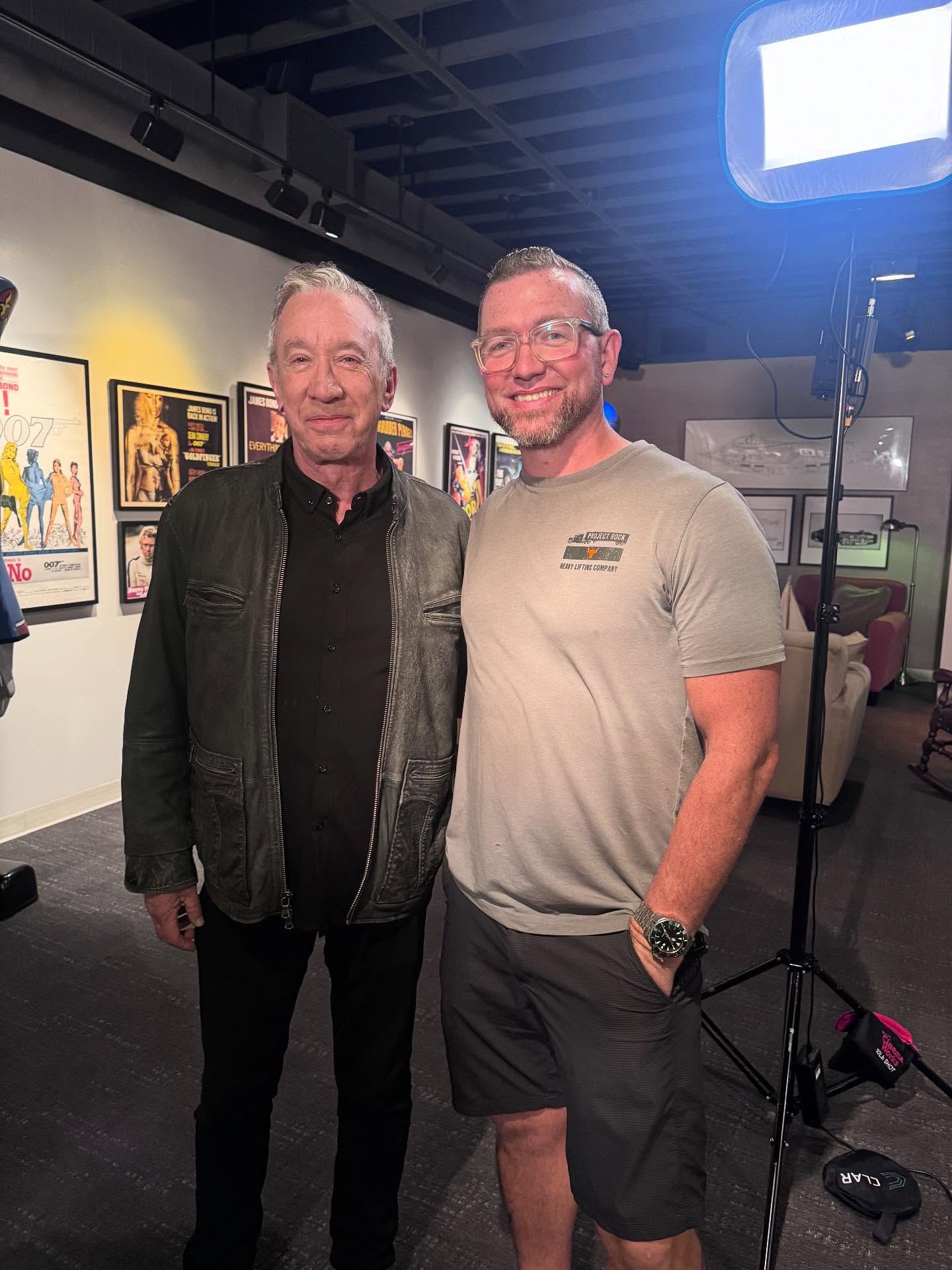 It was an amazing time today working with the #legend #TimAllen an actor I have always liked over the years and some of my favorites #HomeImprovement #ToolTime and of course favorite holiday movie #TheSantaClause he was who I always thought he would be in person. Wonderful, kind, soul. Thanks for the opportunity Darryle with all the fun projects we get to work on.