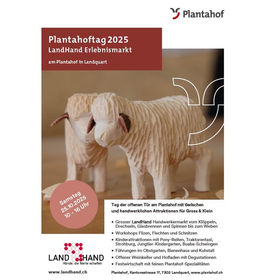 Saisonabschluss! Diesen Samstag findet in Landquart der alljährliche Plantahoftag statt. Im und um das landwirtschaftliche Zentrum gibt’s für Gross&Klein wieder viel zu entdecken. Im Stall messen sich bereits ab 8 Uhr rund 150 Jungschwinger beim vom Schwingclub Unterlandquart organisierten Buabaschwingen. Zum Ende einer langen Saison brennen die Jungs darauf, ihre im Sommerhalbjahr erlangten Fortschritte nochmals dem Heimpublikum vorzuführen. Schaut vorbei! Es gibt natürlich auch eine tolle Festwirtschaft.
#Schwingen #Tradition #Graubünden #Landquart #Plantahof @gkb.ch @repowerschweiz
