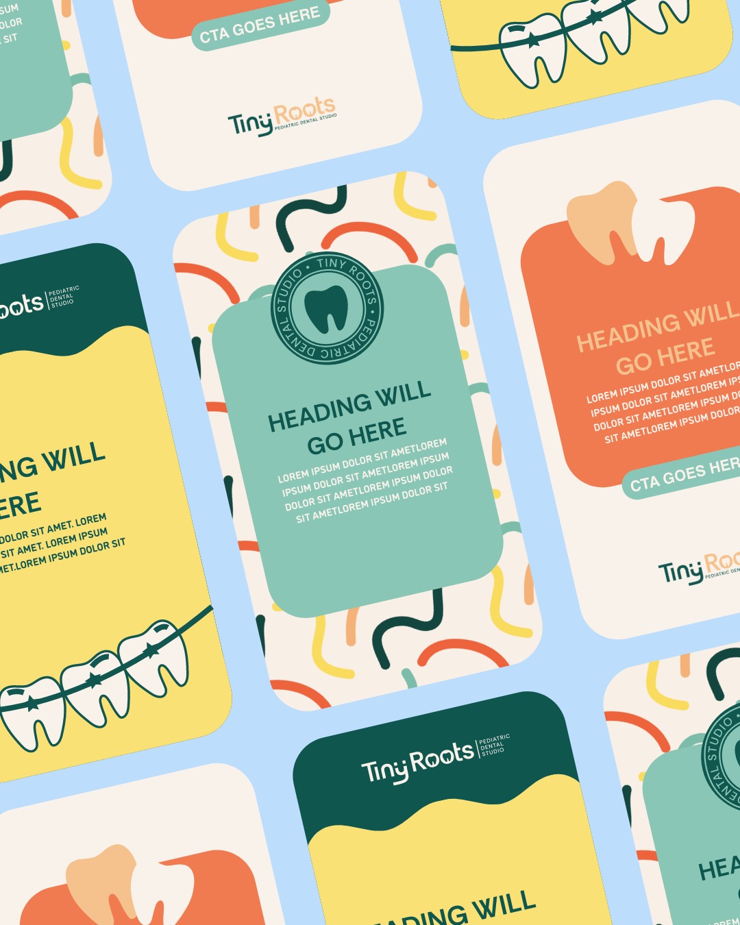 🦷🌟Project throwback!🦷🌟
Sharing some social media templates I designed for @tinyrootsdentistry.
Branding goes way farther than just a cute logo and fonts. Your visuals, tone, and presence all tell a story. When done right, they don’t just attract followers, they build connection, trust, and recognition. That's why branding and social media go hand in hand.
If you're ready to elevate your social media presence, shoot me a DM 💌and let's partner together! 🪩
*Design execution for @esm.creative. Creative direction by Emma McGoldrick.
#branding #branddesign #brandidentity #logodesign #dentistrybranding #pediatricdentist #atlantabusiness #atlantadentist #graphicdesign #creativeentrepreneur #studioownerlife #brandstrategy #designstudio #illustrations