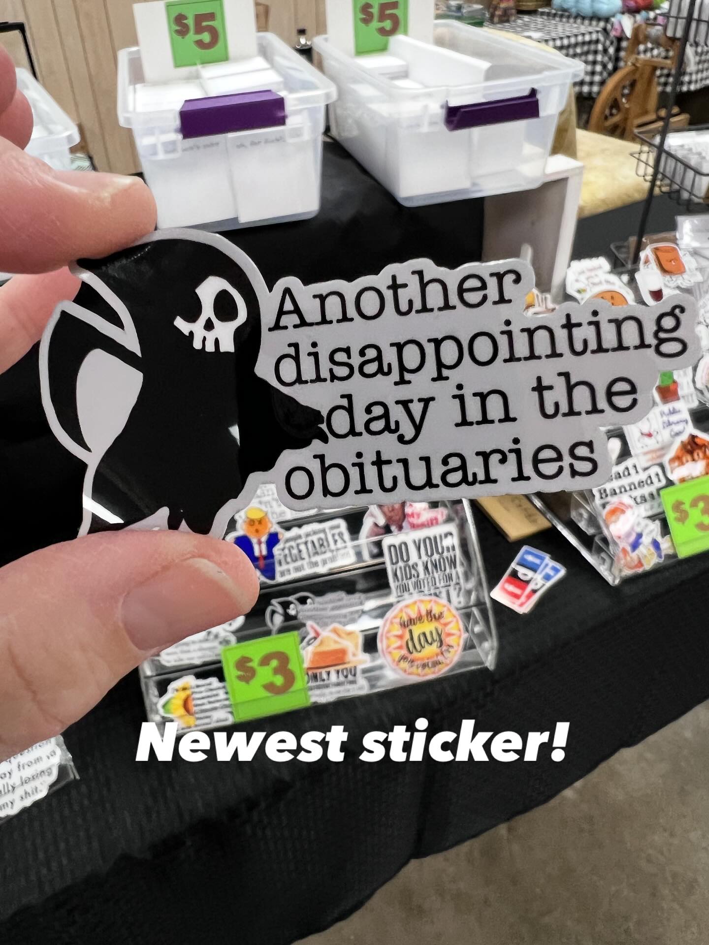 Inspiration while watching Cold Case Files. 🤷🏼♀️
#ishedeadyet
#stickeraddict
#greenshinglegraphics