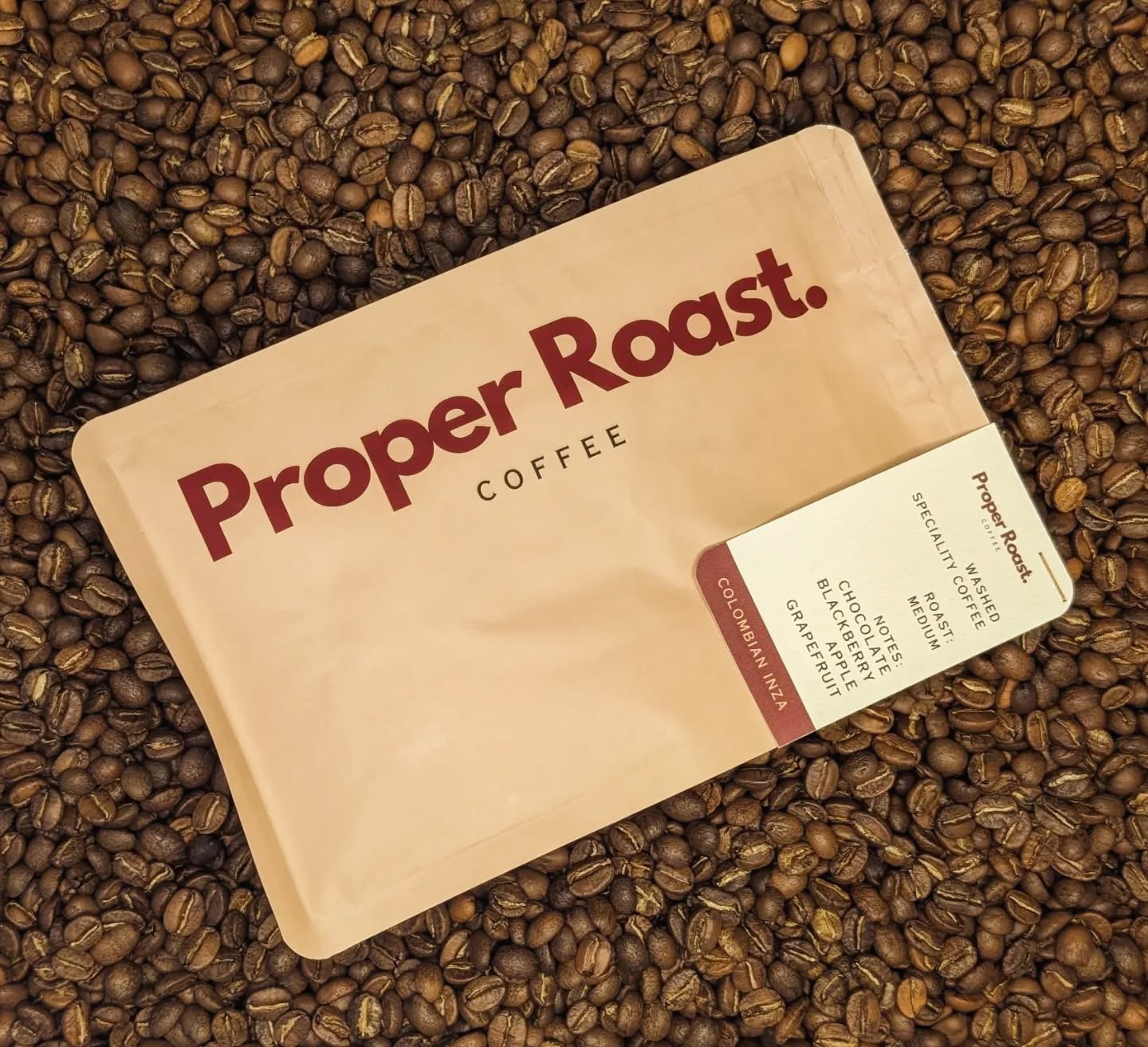 Looking for that perfect everyday coffee.
Washed Colombian Inza, it's chocolatey with a nice bit of citrus.
properroastcoffee.com
#properroast