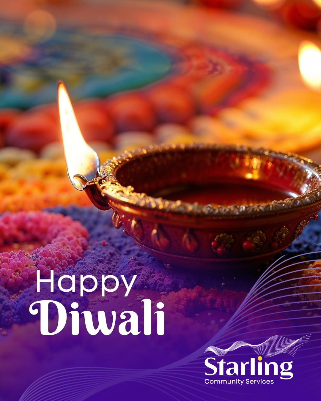 Wishing all of those celebrating today a safe, happy and healthy Diwali! Happy Diwali!