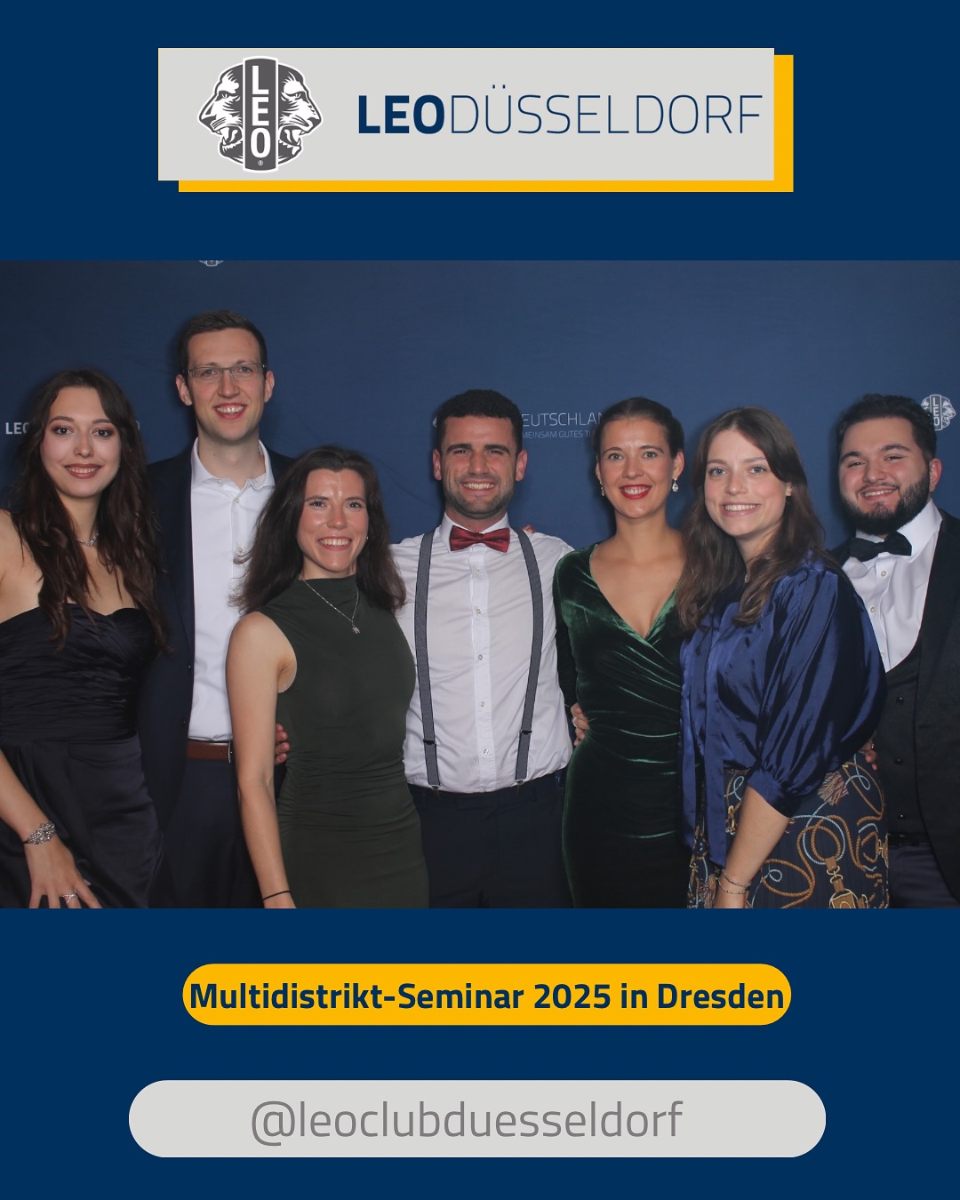 • Multidistrikt-Seminar 2025 in Dresden •
am 2. Oktober Wochenende trafen sich Leos aus ganz Deutschland in Dresden, um gemeinsam das alljährliche Multi Distrikt Seminar zu gestalten. Nach einer tierischen Eröffnungsparty am Freitag, ging es Samstag mit spannenden Workshops weiter, unter anderem zum Thema Marketing bei Radeberger oder einem klassischen Stollenback Kurs. Bevor abends die Gala startete, gab es noch eine spannende Stadttour. Auch bei der Gala gab es eine super Party und sehr leckeres Essen. Mit wenig Schlaf ging es am Sonntag dann zurück. Vielen lieben Dank an die Dresdner Leos, an Jonathan, an das ganze Orga Team für dieses tolle Wochenende! Es war alles einwandfrei geplant und wir haben uns jederzeit wohl gefühlt. Danke! Nächstes Jahr dann in Dortmund. 🥳🦁🫶🏼
#dresden #multidistriktseminar #leodeutschland #leoclubdresden #leoclubdüsseldorf #gemeinschaft #gutezeit #bärenzwinger #liebe #lionsdeutschland