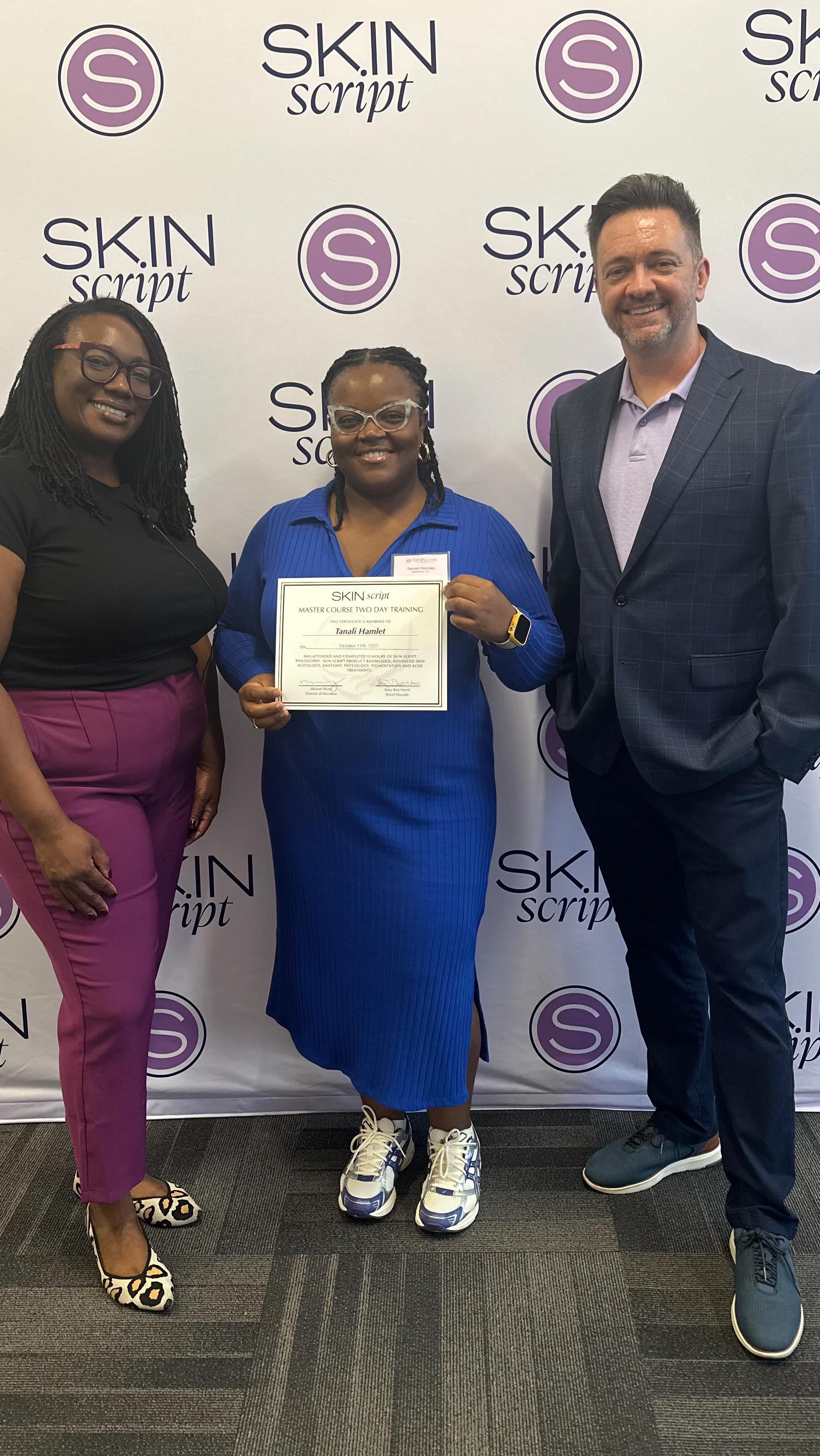 @skinscriptrx has been a brand that I have loved since I became an esthetician 4 years ago and that’s why I am so grateful for the opportunity to attend a Master Course at their headquarters last weekend!
A special thank you to Stacy, Ed and @joeglow for all of the knowledge you’ve imparted. I can’t wait to apply this learning to my business to help educate my clients, inform my treatments and continue driving results.
.
.
.
#skinscriptrx #acnespecialist #brooklynesthetician #nycesthetician #correctiveskincare #acnefighter