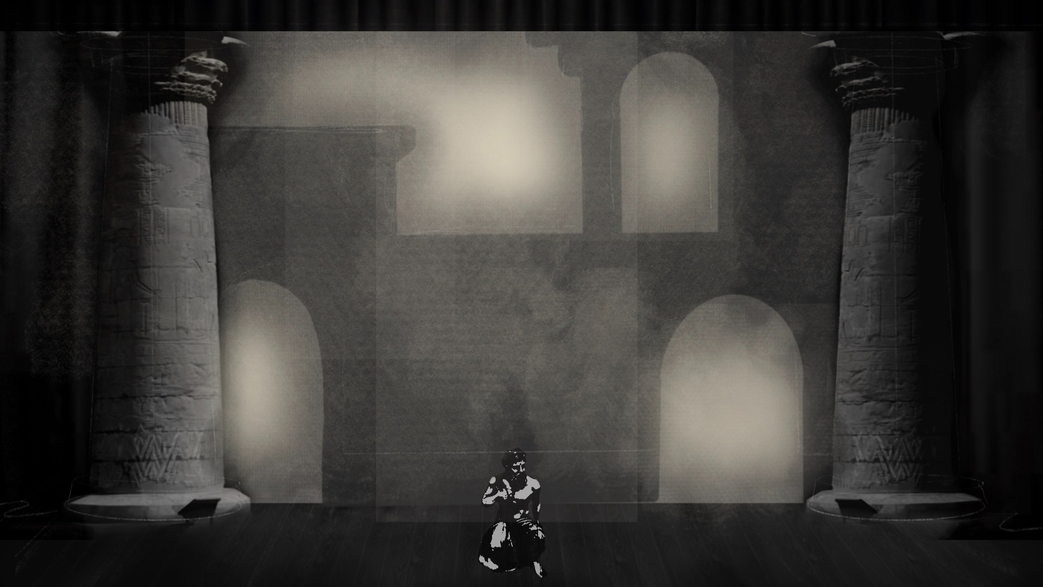 Conceptual set design for a stage adaptation of Shadow: A Parable by Edgar Allan Poe
#model #modelmaking #conceptart #conceptdesign