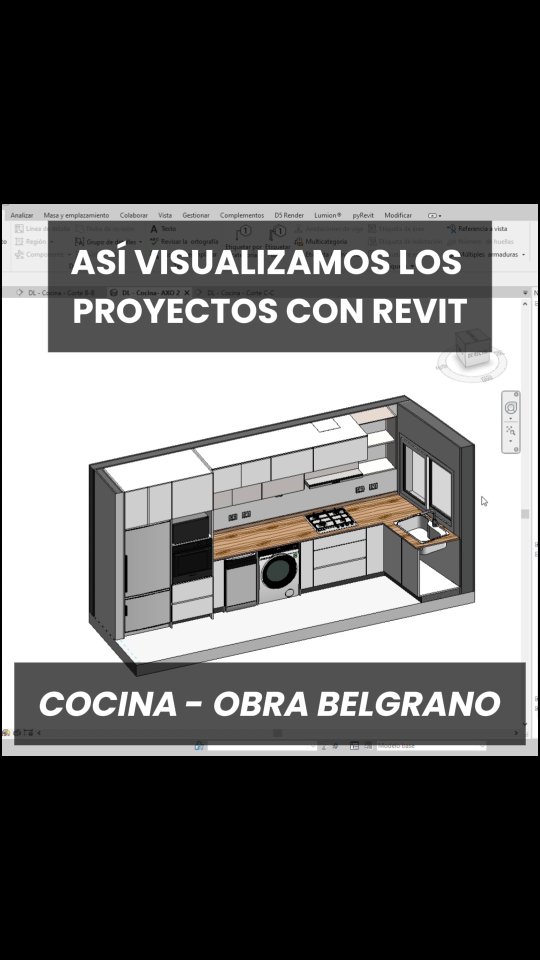 Así visualizamos nuestros proyectos 🔍
En este caso, les mostramos la cocina de 📍Obra Belgrano , modelada en Revit.
Podés ver cómo pasamos del modelo 3D a la documentación 2D para materializar cada detalle ✨
¿Te gustaría ver más de este proceso? Te leemos en los comentarios 👇
#Revit #Modelado3D #ArquitecturaDigital #BIM #VisualizaciónArquitectonica #DocumentaciónArquitectonica #RevitArchitecture #BIMModeling #RenderArquitectonico #DiseñoEnRevit #cocina #diseño