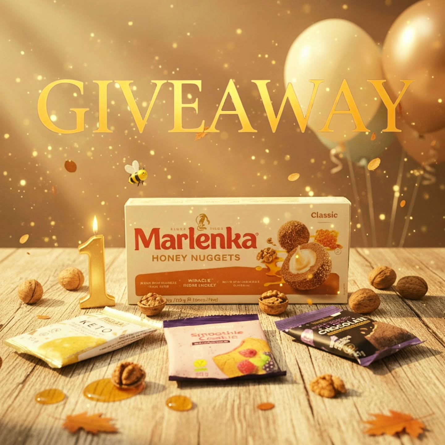 ❤️ MARLENKA SLAVI SVOJ PRVI ROĐENDAN U CRNOJ GORI! ❤️
Dragi naši, 11. novembar 2024. je datum koji zauvek sija u našim srcima – dan kada su se Marlenkini proizvodi – satkani od duše, meda i hrskavih oraha 🍯 – pojavili na policama marketa i stigli u Vaše domove u Crnoj Gori, donoseći slatke trenutke svima koji su je probali.
Povodom prvog i posebnog rođendana, biramo 12 dobitnika – simbol 12 mjeseci Vaše vjernosti! 🌟
Svaki dobitnik dobija:
1 x pakovanje Marlenka classic kuglica 🍯
3 x @frankoli.me premium zdravih keksića 🍪
💖 Kako učestvovati:
1️⃣ Tagujte dvoje ili više prijatelja
2️⃣ Podijelite u komentarima:
"Koju emociju Marlenkin ukus budi u Vama i s kim biste željeli podijeliti taj trenutak?"
📅 Dobitnici će biti objavljeni 11. novembra 2025. u podne! 🐝✨