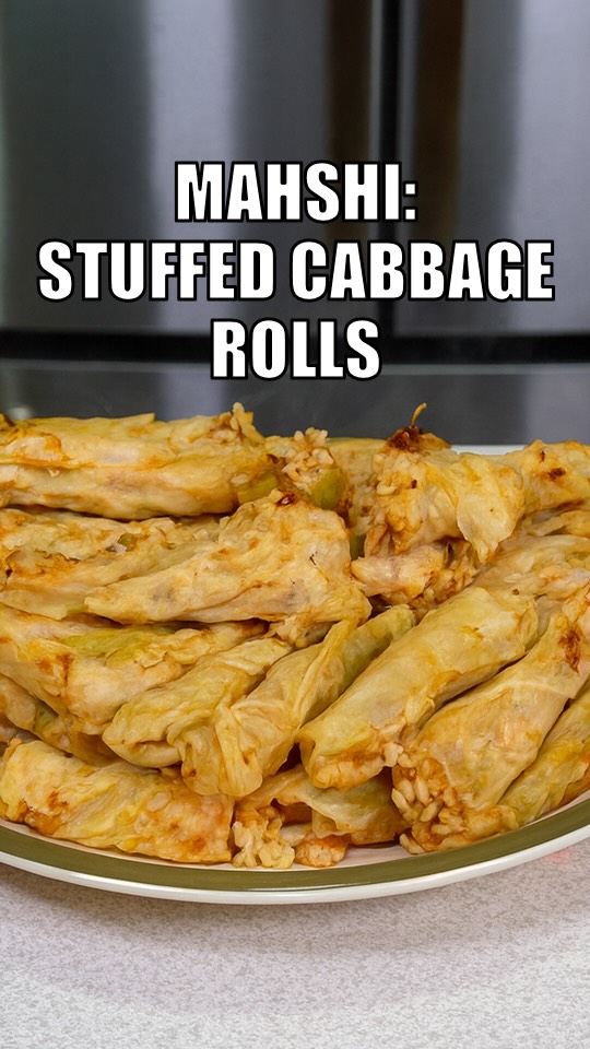 Egyptian Stuffed Cabbage Rolls (Mahshi Kromb)
Okay, khalas! The full recipe with video, ingredients list, and written instructions is on my website theegyptiancook.com— link in bio.
Ingredients
(Seasonings should be added to taste.)
For the Cabbage:
• 1 whole cabbage
• water
• sea salt
For the Mahshi Filling:
• olive oil, for frying
• 1 yellow onion, diced
• 6 garlic cloves, minced
• clarified butter, for frying
• 3 pounds tomatoes, diced
• ground coriander
• ground cumin
• sea salt
• black pepper
• fresh parsley, chopped
• fresh cilantro, chopped
• fresh dill, chopped
• 2 cups rice, washed
For Cooking:
• water
• sea salt
• 1 tablespoon tomato paste
For Reheating Leftovers:
• olive oil
• clarified butter
#cabbagerolls #mahshi #theegyptiancook #egyptianfood #okaykhalas #wheresthelahma #yallahbismillah #bismillah