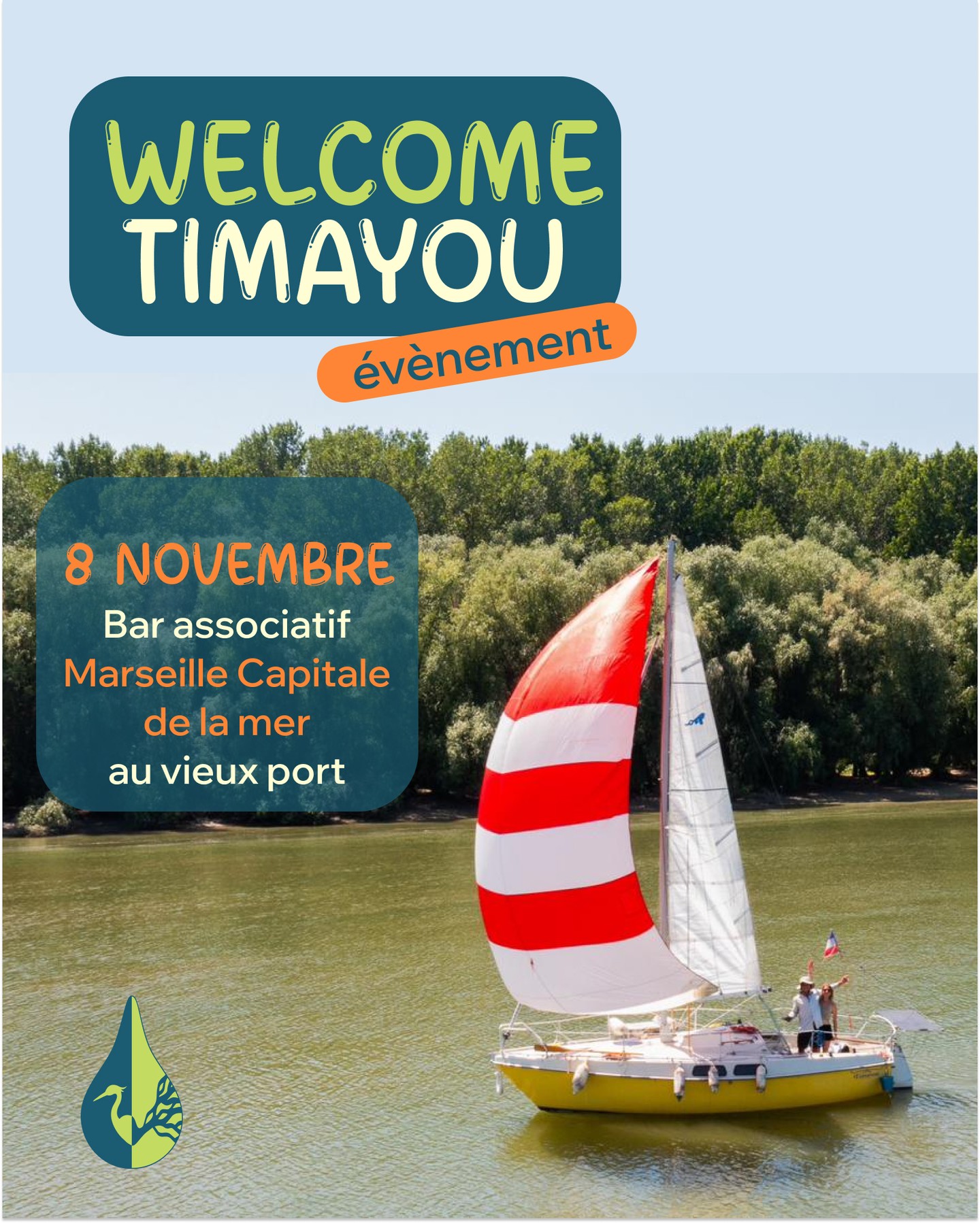Bonjour à tous! Nous vous invitons à venir échanger avec nous pour notre arrivée au vieux port de Marseille, prévue le 8 novembre.
Rendez-vous au vieux port, dans le bar associatif Marseille capitale de la mer!
Nous y exposerons en avant-première le travail photographique ornithologique mené lors de l'expédition, ainsi que quelques uns de nos précieux échantillons plastiques.
Ce sera avant tout l'occasion de fêter notre retour après 8 mois passés sur Timayou ⛵
Nous avons hâte de vous y voir nombreux.ses!