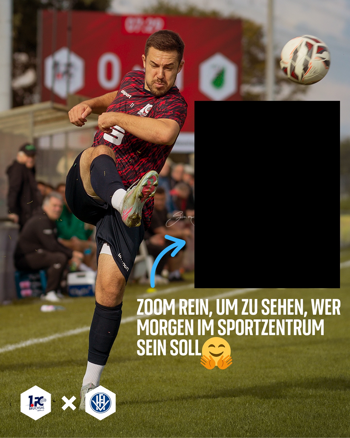Kleiner Tipp 🤫 Im Schwarzen findet sich die Lösung 😜
Heimspiel am Samstag | 15:30 Uhr im Sportzentrum - gegen Heddesheim
