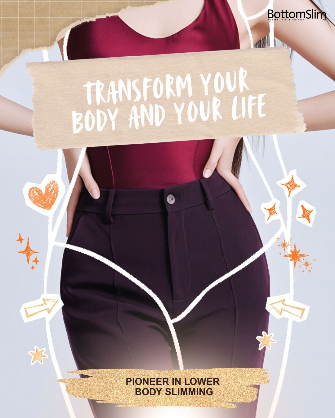 🌟 Redefine your shape and embrace your best self with BottomSlim💃🌸#skinny #body #slim #dreambody #glowup #beauty