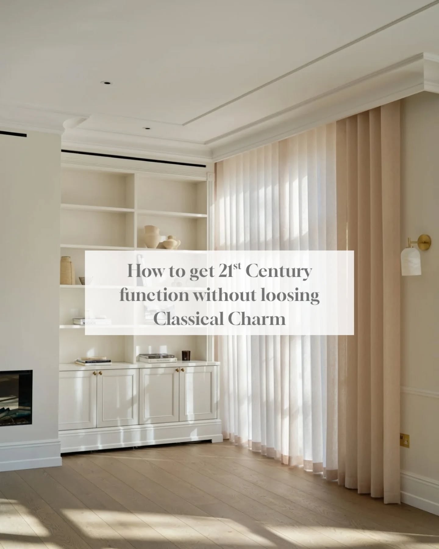 Classical Home Problem Solved: Seamlessly Integrating Modern Comfort
Considering home integration is critical when you are doing a home renovation. Think about how you use your home, and how best you can integrate services to make living well a blessing, not a chore!
Our team worked with electricians and suppliers to create integrated solutions, allowing our clients to change the mood at the touch of a button, not multiple switches and chain pulls.
The Air Conditioning was designed into the bespoke joinery, with access hatches cleverly disguised for ease of access in the future.
Interior Design is at the confluence of all these consultants, leading the way to make sure it all ties together, giving you the home of your dreams.
DM me to learn more about how we can help you integrate solutions with your home renovation for thoroughly modern living, even if it is not a thoroughly modern style!