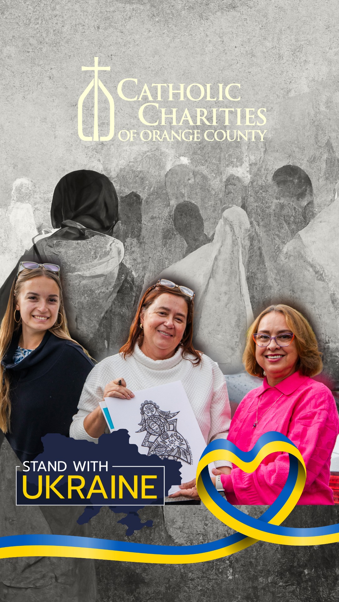 Just a few weeks ago, Catholic Charities of Orange County reached out to our community asking if anyone could donate a reliable car to help a Ukrainian mother, Olena, and daughter, Viedana, in need. They are both here legally with work permits, striving to build a better life. Thanks to the incredible generosity of CCOC supporter, Clara, that prayer was answered. This car will help them get to work and school safely and move forward toward stability and independence. In gratitude, Olena presented handmade paintings of Ukrainian folk art, symbolizing good wishes of health, fortune, and prosperity. This beautiful act of kindness embodies the very heart of what we strive to do: neighbors helping neighbors, and generosity paving the way for new beginnings. Thank you to Clara, for her generosity and compassion, and thank you to St. Kilian Church, for connecting Olena and Viedana with CCOC. #workingonmywingsoc