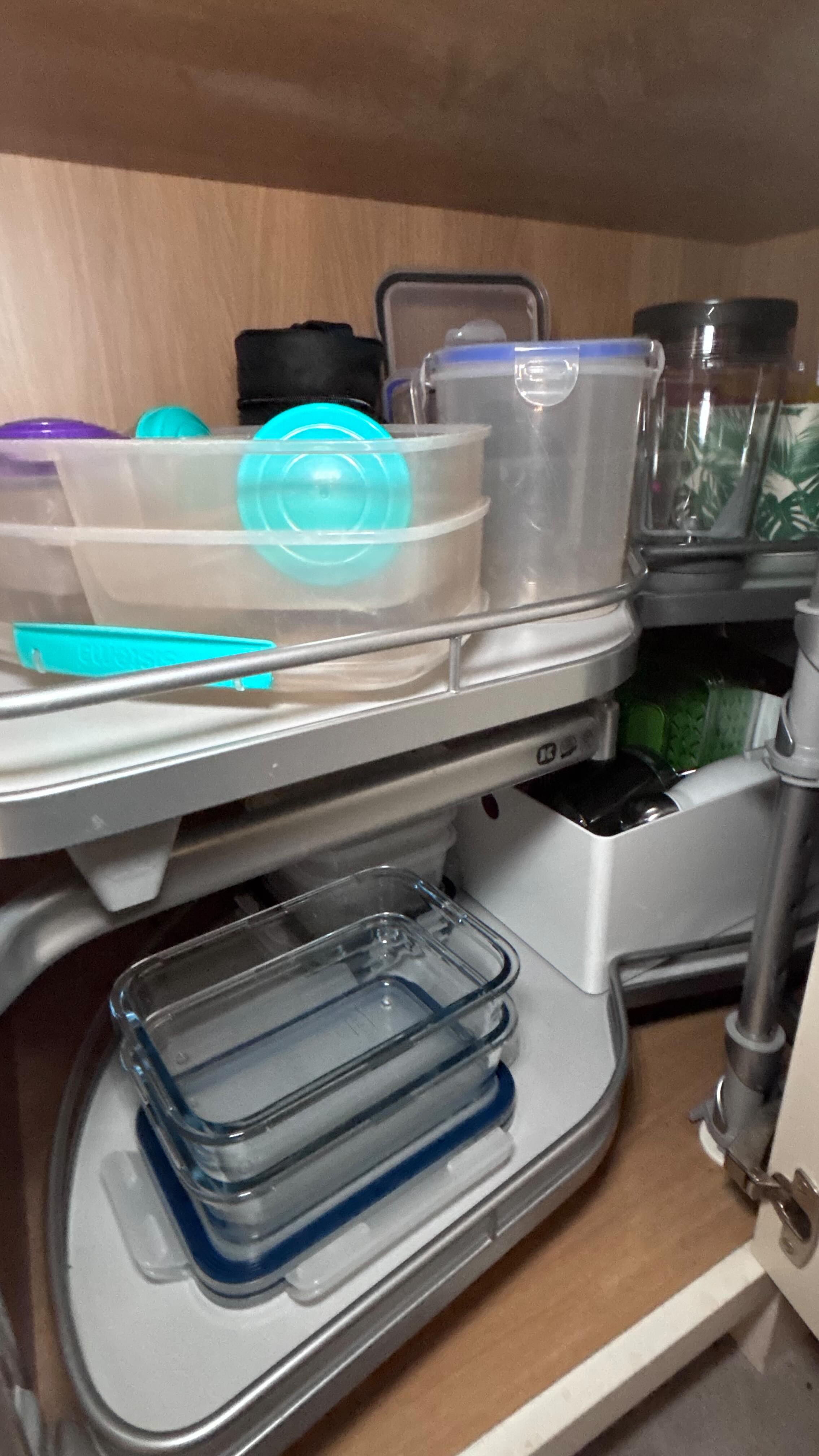 Weekly mini resets: The corner press 😅 Where everything disappears to, never to be found again 🤣
I love these pull out shelves in our corner press, they make it super accessible so definitely something to consider if you’re at the designing stage!
1. Take everything out
2. Categorise everything (Tupperware, bottles, etc)
3. Assess what you don’t use, or like us, what doesn’t belong to you 🤣 and eliminate them
4. Replace what’s left in a way that makes sense for how frequently you use each item
Making spaces like these accessible really is the main aim, so we popped our lunchboxes at the front here, and less used items towards the back 🙌🏼
If you have any questions or would like to enquire about a reset for 2026, pop me a message 💌
#thehomereset #reset #professionalorganiser #storage #reset