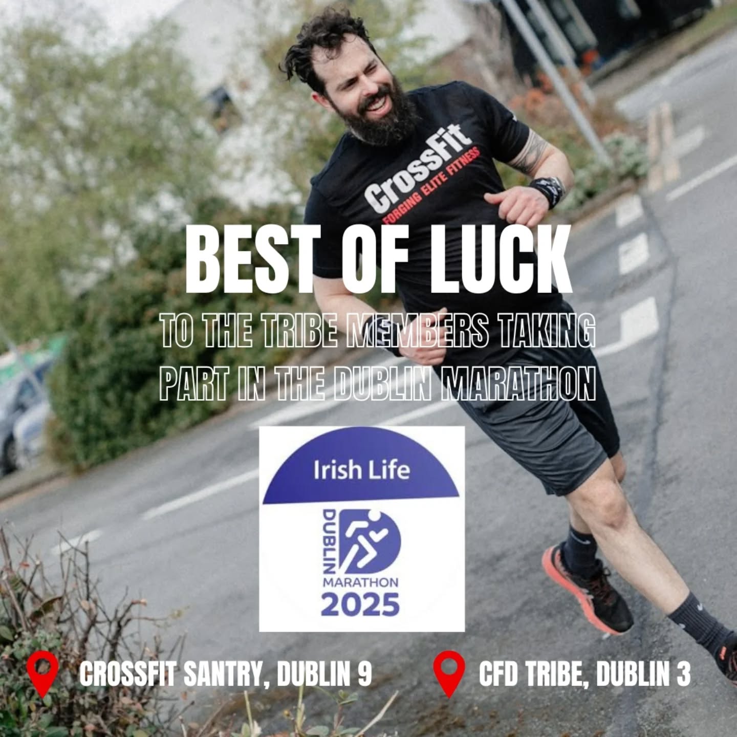 🏃♂️ GOOD LUCK 🏃♀️
Good luck to all our Tribe members taking on the Dublin Marathon tomorrow! 💙
Your hard work, consistency, and grit have brought you to this moment — now it’s time to enjoy every step of the journey. The whole Tribe is behind you! 🙌
And for anyone inspired by tomorrow’s runners — if you’re looking to get strong, stay fit, and train with purpose this winter, we’re offering free trial classes post-marathon week at both of our gyms 👇
📍 CFD Drumcondra – 3a, Saint George's Avenue, Drumcondra , Dublin 3
📍 CrossFit Santry – Unit 5, Santry Hall Industrial Estate, Dublin 9
💪 🔗Book your free trial through the link in our bio and start your own fitness journey with the Tribe
#DublinMarathon #TribeStrong #TribeGyms #CrossFitSantry #CFDTribe #CommunityInsideAndOutsideTheGym
