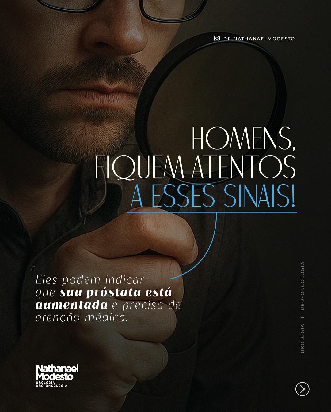 Você está sentindo algum desses sintomas?
Eles podem ser sinais de próstata aumentada, um quadro comum após os 40 anos, mas que precisa de acompanhamento médico.