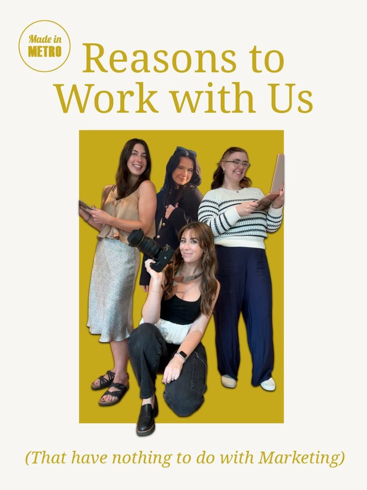 Small team, big results — and even bigger snack stashes 😎🐶🍿 From our favorite shows to our go-to hobbies, this is what keeps the #MadeInMetro crew inspired right here in #MetroDetroit.
📞 (248) 880-1420
📧 courtney@madeinmetro.com
#DetroitMI #SupportLocal