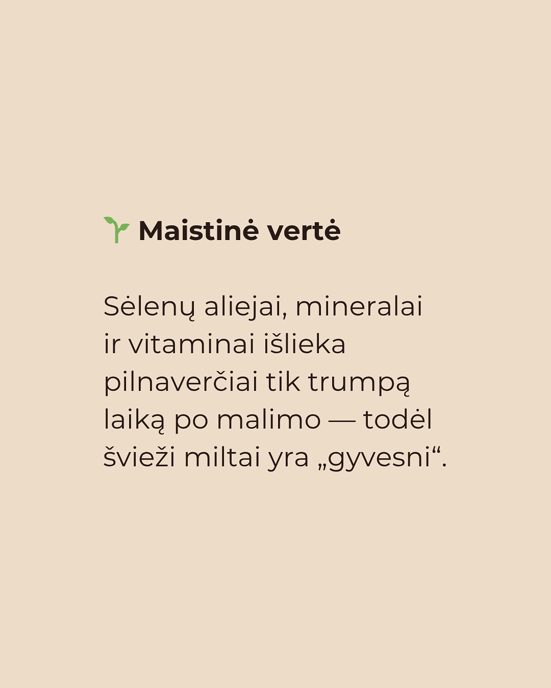 Taip kaip @bundu.bakery vertiname šviežiai skrudintą kavą, taip malūne ir kepykloje vertiname šviežiai maltus miltus 🌾
Pas mus juos visada rasite vos kelių dienų sumalimo – tiesiai iš malūno.
Kodėl tai svarbu, pasakojame karuselėje 👆🏻
O ar jūs esate pajautę skirtumą tarp šviežių ir senesnių miltų?