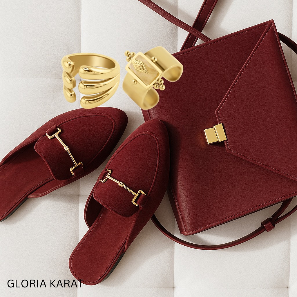 Accessoires, die dein Outfit vervollständigen.
Goldene Akzente, die jedes Detail veredeln – kraftvoll, elegant und zeitlos.
Die Ringe setzen das Statement, das bleibt.
GLORIA KARAT – weil Stil im Detail beginnt.
#goldvibes #jewelrygoals #gloriakarat #eleganceindetails #statementrings