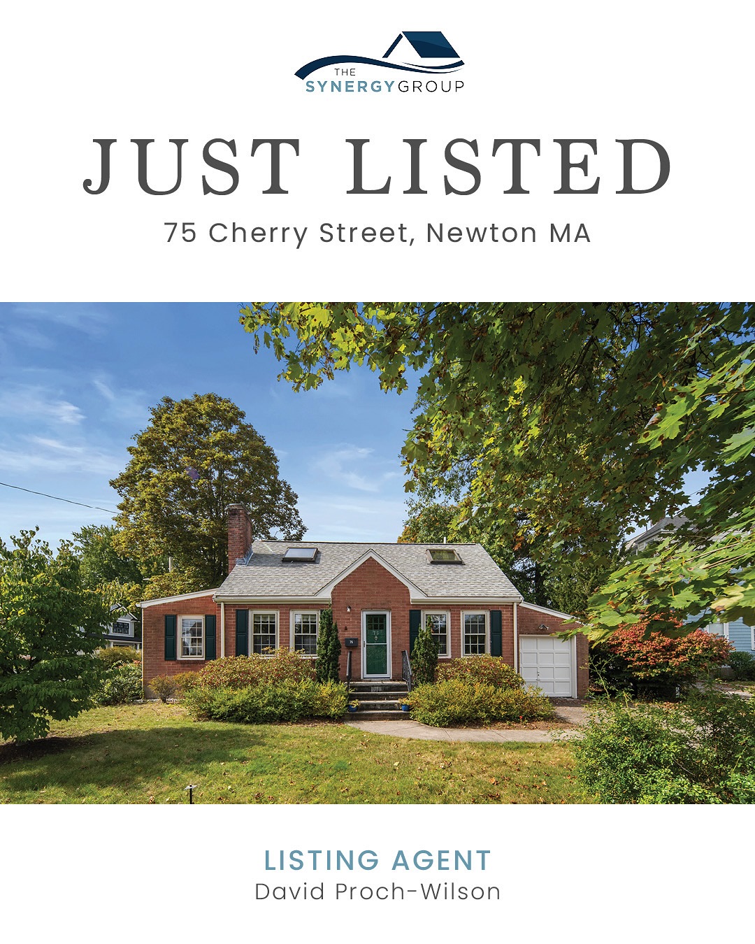 ✨JUST LISTED✨
📍75 Cherry St, Newton MA
2 BEDS • 2 BATHS • 1,368 SQFT • $950,000
• Charming brick exterior home with den and home office
• First floor bath, fully renovated in 2020 with curbless shower/shower seat
• Large primary bedroom with Julliette balcony, large closet with custom shelving and skylight
• Central air, plus a 5 year old heat pump and water heater
• Large back yard with expansive deck and shed
• 1 car garage plus off street parking for 2 cars
• Minutes from the West Newton MBTA Station, Brandeis University, Whole Foods and Trader Joes
• Take advantage of Newton’s high ranking school system, within close proximity to Franklin Elementary, FA Day Middle School, Newton North High School, and The Fessenden School
OPEN HOUSES
🗓️ October 25th and 26th, 12-2PM
LISTING AGENT
👤 David Proch-Wilson
📲 617-763-4771
✉️ David@TheSynergyREgroup.com
Link in bio for more info!
.
.
.
.
#newton #goodschools #2bedroom #home #house #singlefamily #newtonrealesate #marealestate #newtonma