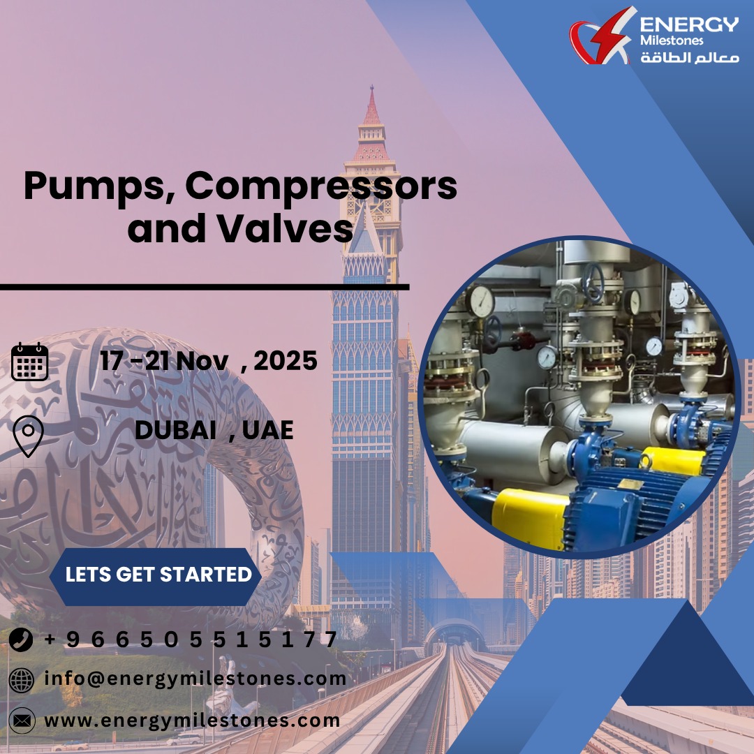 Pumps, Compressors and Valves
.....
https://2u.pw/fA2lu1
.....
#Energymilestones #Training #Training_center #Energymilestones
#Pumps #Compressors and #Valves