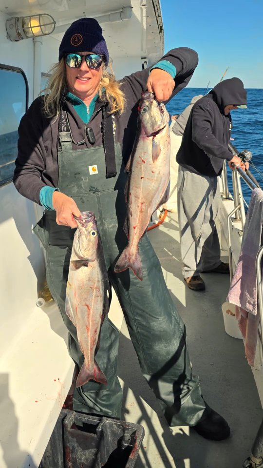 Fishing with buddies, and I hope it's not the last deep sea trip of the season! A very rocky 🌊🌊🌊 but fun day with with good friends and lots of pollock for the freezer for the upcoming winter!
🎣💕
#FishNH #fishlove #deepseafishing #gulfofmaine #yellowbirdfishing #pollock #fallfishing #NHoutdoors #getoutandplay #fishingonthebrain #fishingobsession