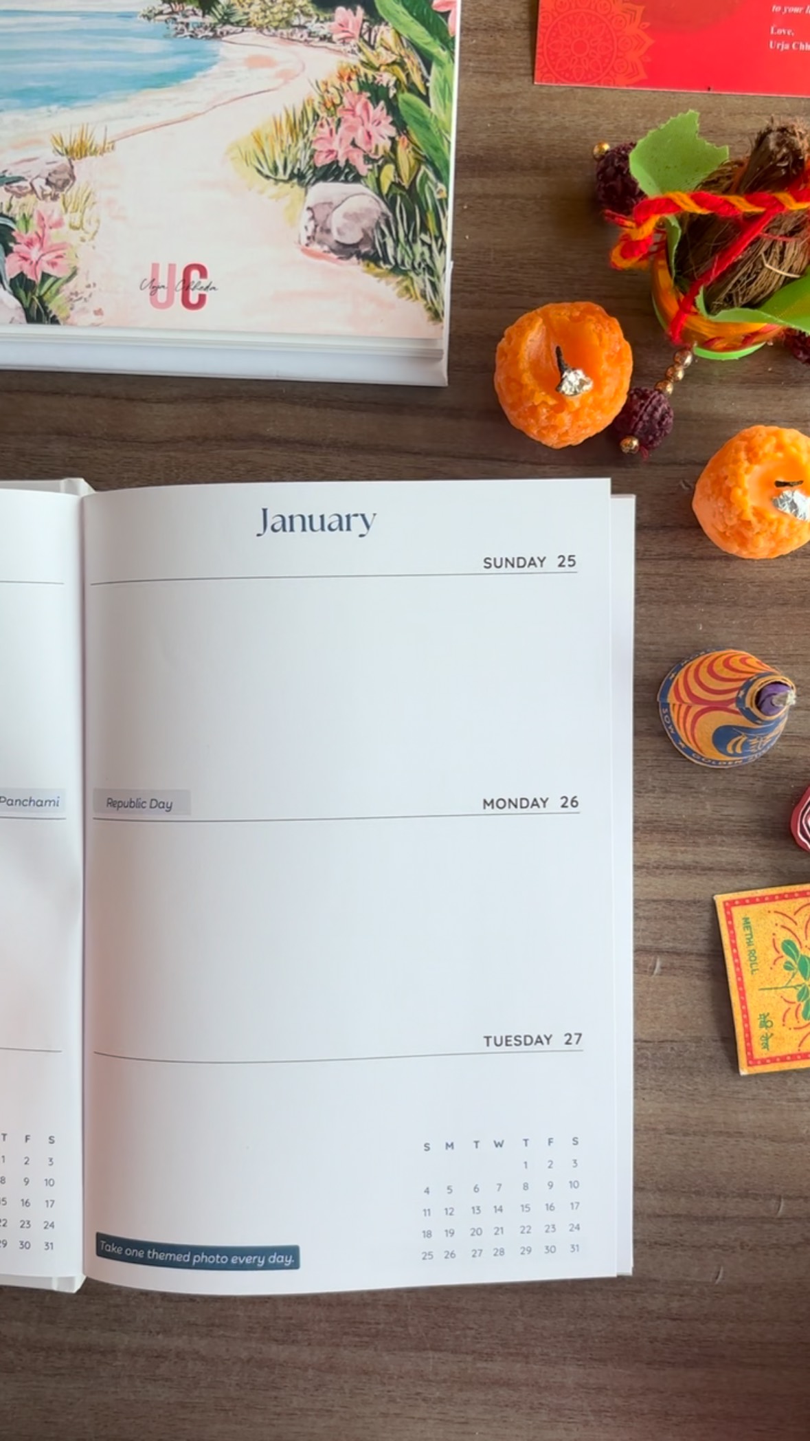 As we celebrate the light around us, let’s plan for the light within 🌟
Your 2026 journey starts here with pages for reflection, growth, and mindful planning.
Happy Diwali & Happy New Year 💛
#Urjachhedaoffical #2026Planner #MindfulMoments #PlanWithPurpose