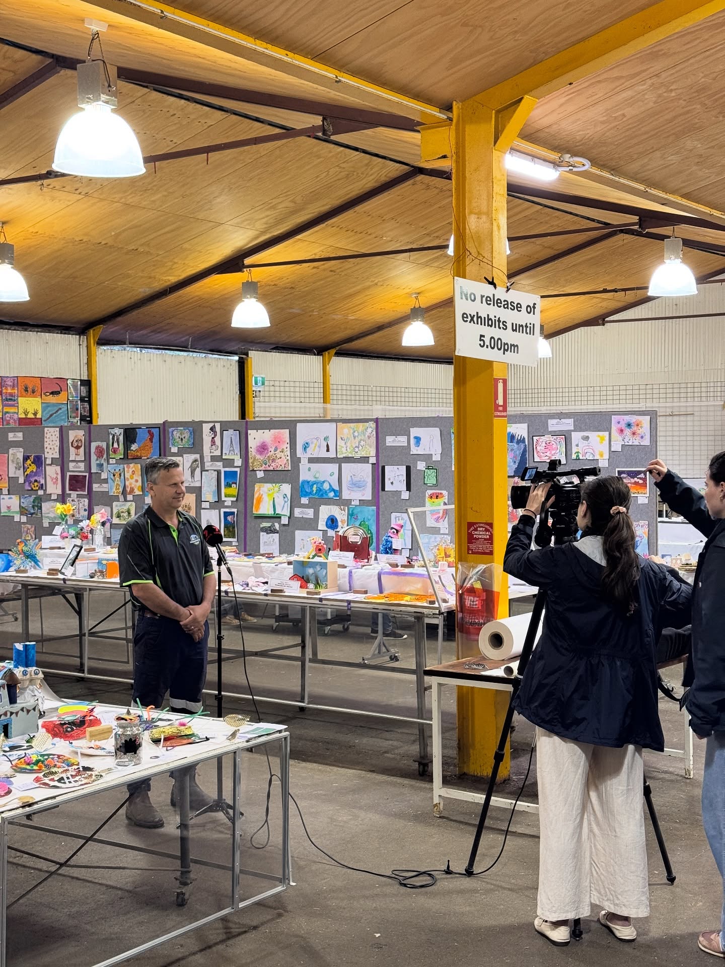 Be sure to tune into 7 news this evening to see all the preparation happening for the Brunswick Show!