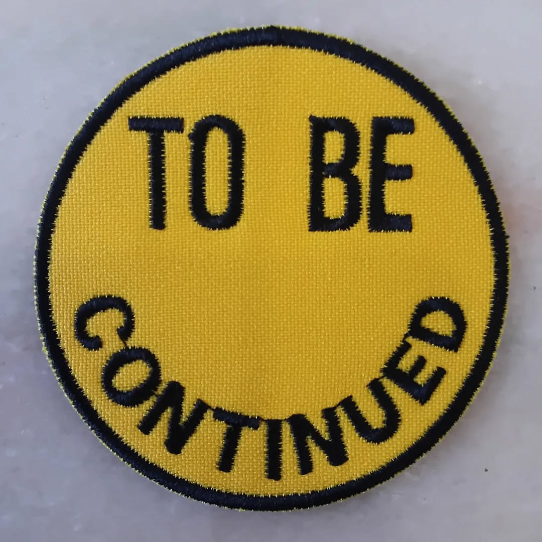 GIVEAWAY ALLERT!
And here it is! The To Be Continued iron on patch!
This is a little upgrade for my Artistic life and i am so proud of it!
Having my logo on an iron on patch, spreading the joy of an emblectic symbol with wich i have grewn up with, the logo and letters designed by my childhood friend @borisrijksen it almost makes cry of happiness!
This amazing iron on patch has a 7.5cm diameter and is available for sale, just send me a DM.
But...as i am so excited about this patch, i will give 10 patches away when i reach the 500 followers!
I will give 10 to 5 persons, that is 2 patches per person, like this you can give one to a friend. 😉
To enter the giveaway:
-follow @to.be.continued.concept
-tag 3 friends in each comment
-for extra entry, share on your stories and tag @to.be.continued.concept (private accounts can send me a screenphoto)
#irononpatch #patch #newdesign #new #newproduct #smiley #nostalgia #70ies #80ies #giveaway #tobecontinuedpatches #tobecontinued #tobecontinuedconcept