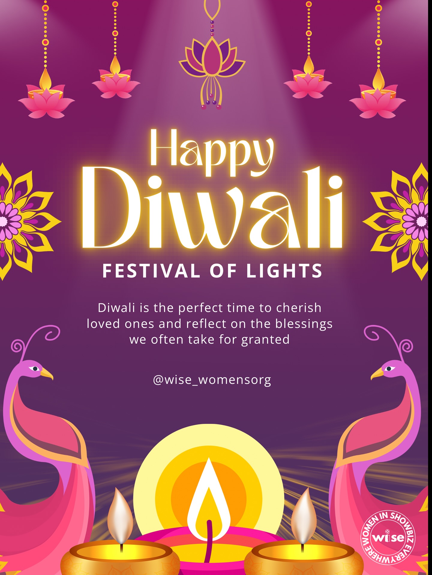 To those celebrating —
This Diwali, we honor the power of light — within us, around us, and through the stories we tell.
Here’s to shining brighter together. 💫
#WISE #HappyDiwali #WomenInShowbizEverywhere #Diwali2025 #SouthAsianHeritage