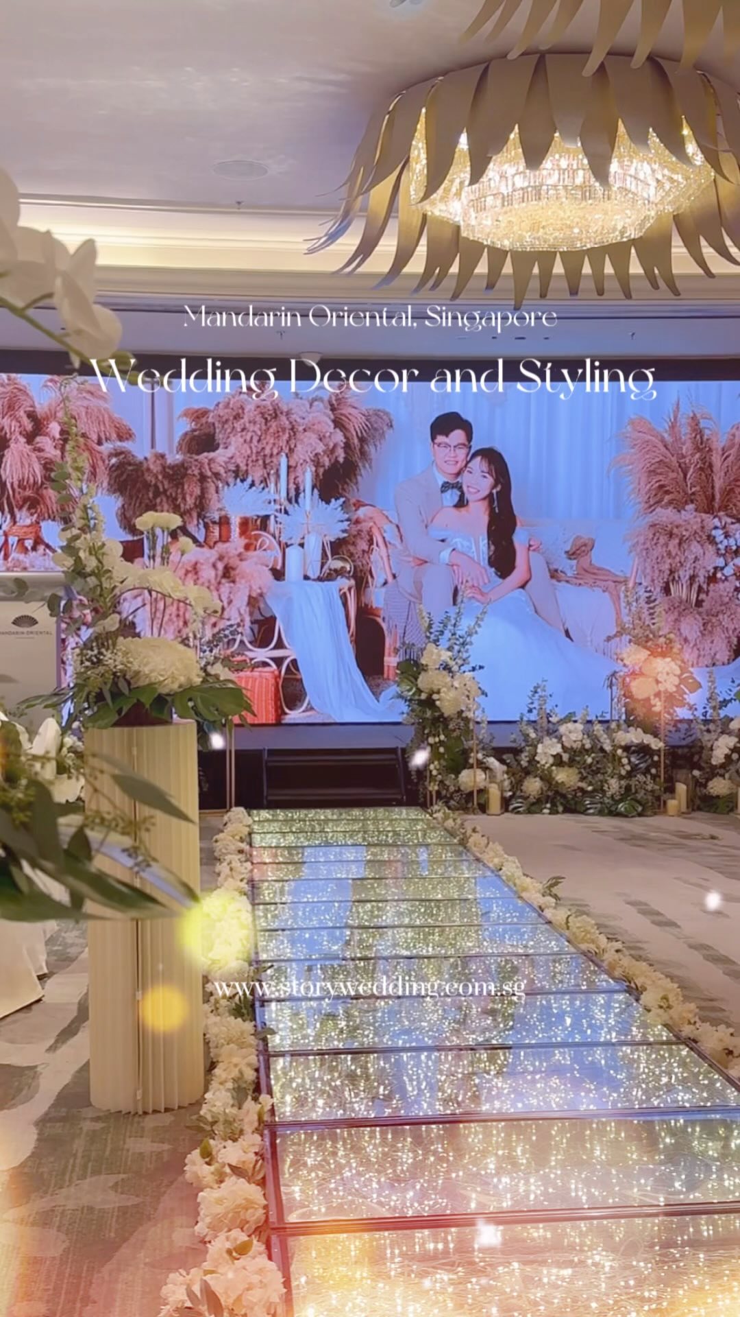 Wedding Day Decor and Styling by Story Wedding
PM us your enquiry and let’s get the most suitable customised package for you! ❤️
Above wedding venue: @mo_singapore
Slots are fully taken in 2025 and opening for 2026, 2027