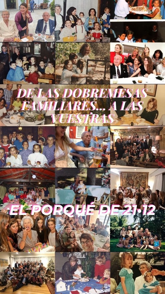 Todo empezó alrededor de una mesa 🍽️
Con mis abuelos 🧓👵, mis primos, mil risas y platos que nunca se acababan.
Ahí aprendí que cocinar no era solo hacer comida…
era una forma de cuidar, de reunir, de querer 🩷
De esas sobremesas familiares nació Veintiuno·doce.
Nació para que tú también puedas disfrutar sin preocuparte, para que tus mesas se llenen de risas, calma y momentos bonitos 🥰.
Porque al final… todo lo importante pasa alrededor de una mesa 🍷✨.
👉 ¿Sabías por qué se llama Veintiuno·doce?