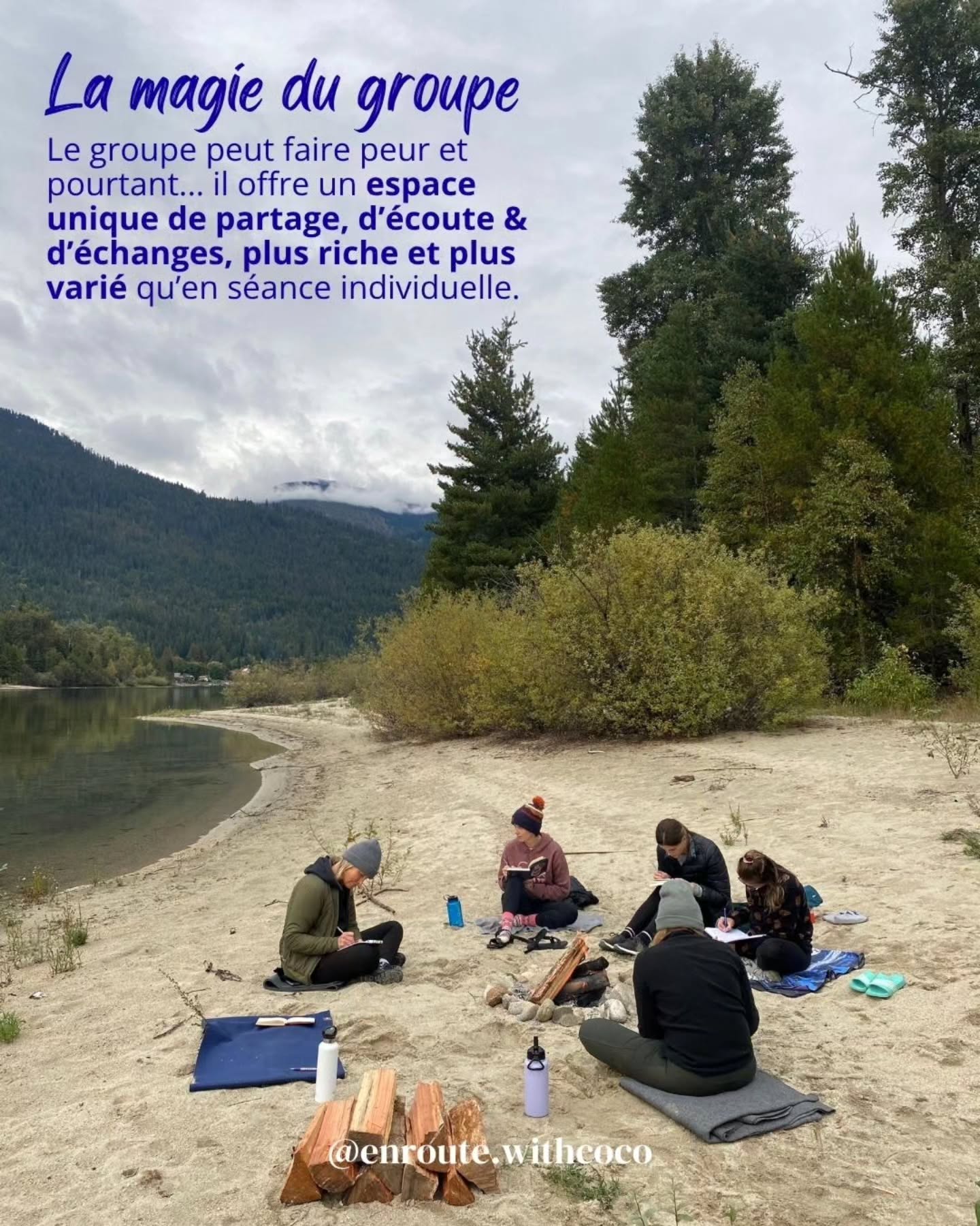 Mini-aventures, Ateliers Créatifs & Coaching, cercles de partage, Self-love Club, Journée Empow'her,... Je n'en suis pas à mon premier événement ou atelier de groupe et la raison est toute simple... J'ADORE ça.
Je sais, le groupe, ça peut faire un peu peur... Mais une fois sur place, je vous promets que vous vous surprendrez vous-mêmes !
Le prochain, c’est ce samedi avec le Self-love Club. Et j'ai hâte !! 🤗
Si ça te dit de venir, de créer, de partager, de te poser, de respirer et de te sentir portée par le groupe… viens comme tu es. Tu verras, le reste se fait tout seul. 💫