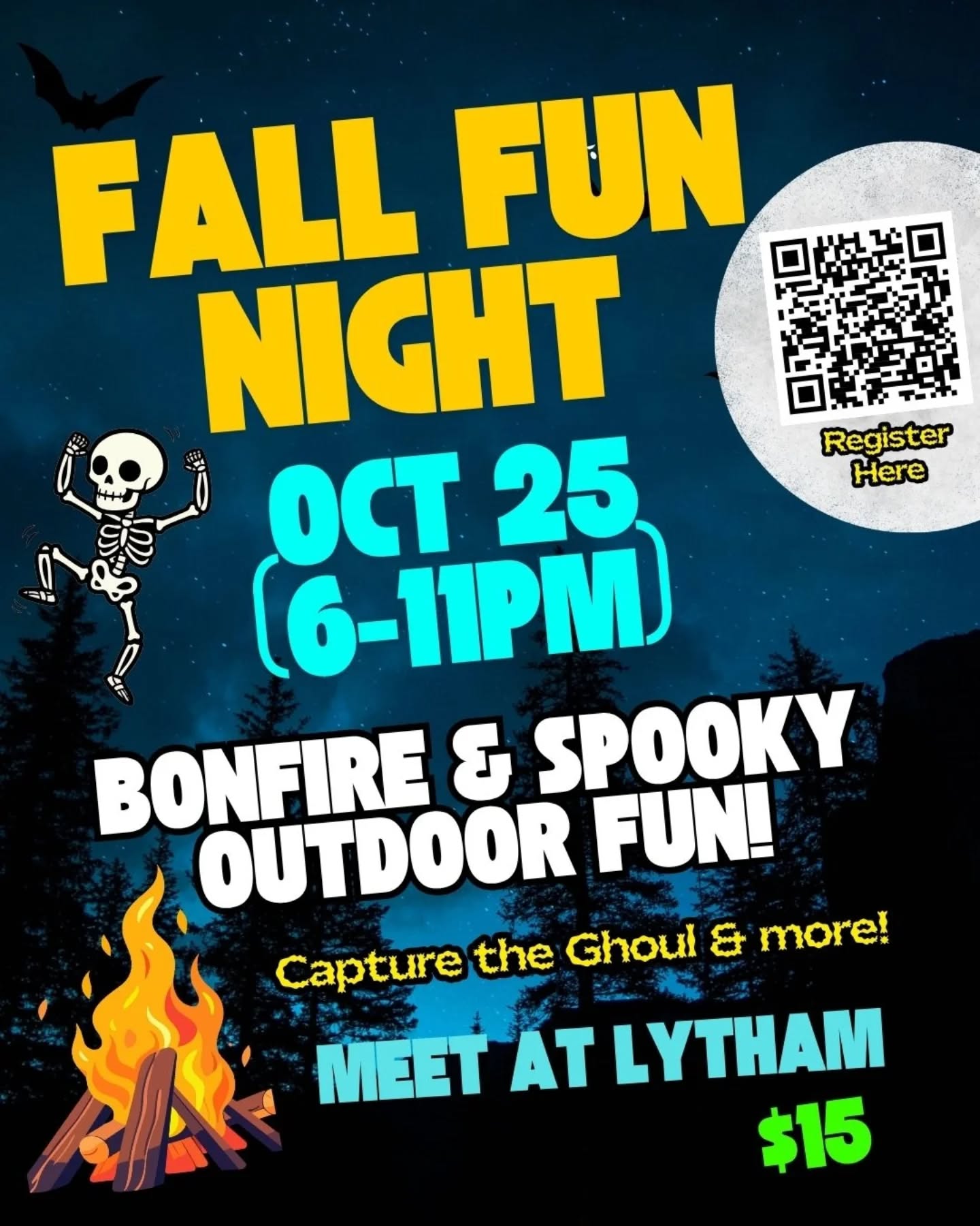 Join us tomorrow ( Saturday) for Fall Fun Night. Meet at our Lytham Rd Campus (2300 Lytham Rd Columbus 43220). We will eat and pay a few games there before we head to the Slemmer families farm near Delaware. There we'll have a bonfire, s'mores and some fun outdoor games including, "Capture the Ghoul". Register today at UALC.org/highschool