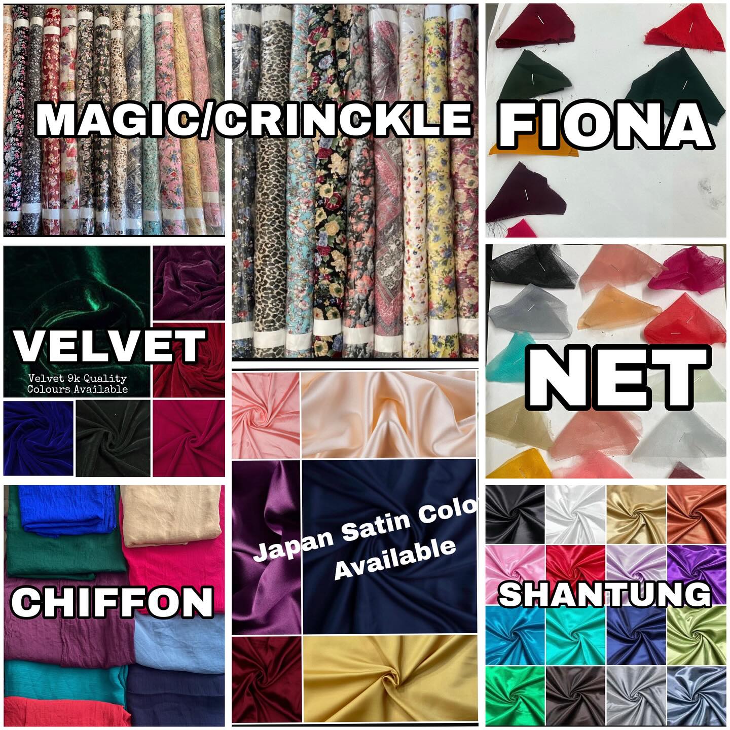 DRESS MATERIALS AVAILABLE DM FOR MORE DETAILS 👗
#dressmaterials #net #fiona #shantung #satin #velvetfabric