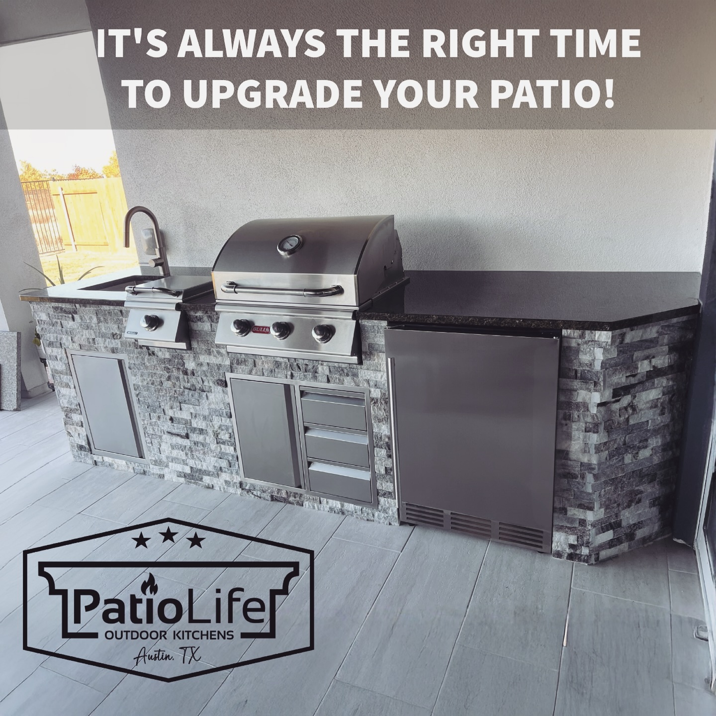 Ready to take your patio to the next level? Whether you’re adding a new grill, upgrading your kitchen, or designing a complete new outdoor kitchen, PatioLife can make it happen. Start your upgrade today and enjoy your space year-round. 🔥
#PatioLife
#OutdoorKitchens
#AustinLiving
#PatioUpgrade
#patiogoals