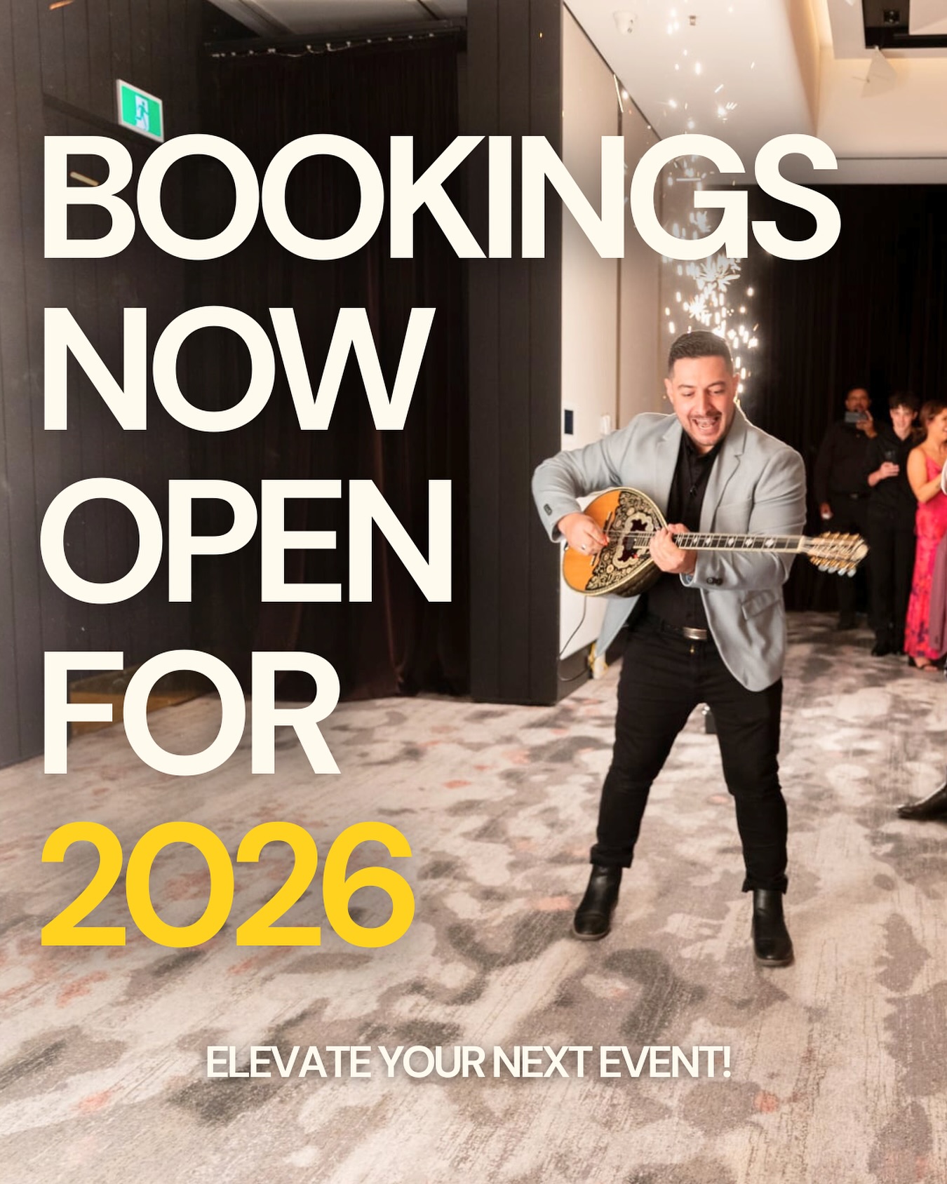 🎶 BOOKINGS NOW OPEN FOR 2026! 🎶
From intimate gatherings to massive celebrations - I’m now taking bookings for 2026!
If you’re planning a wedding, corporate event, or private party and want to bring that authentic Greek energy that gets everyone on their feet… now’s the time to lock it in. 💥
📅 Dates fill fast - secure your spot early and let’s make your event unforgettable.
👉 DM or enquire via the link in my profile or simply call or text 0421 219 158
📸 @timelesscbr
#GreekMusic #CanberraEvents #LiveGreekMusic #Bouzouki #GreekWedding #CanberraGreeks #SydneyGreeks #GreekEntertainment #GreekParties #LiveMusicAustralia #BookNow #CanberraLiveMusic #WeddingEntertainment #GreekMusician