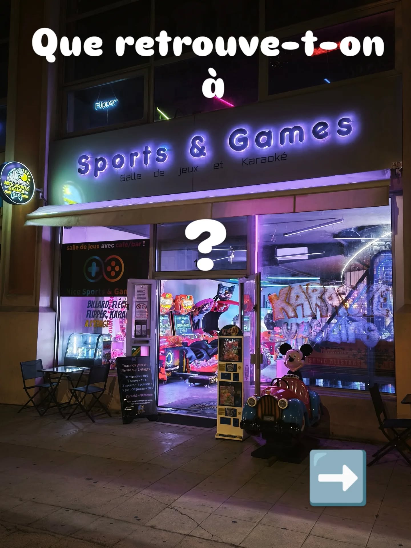 🌏 Embarquez pour un tour de l'établissement et (re)découvrez tous ses secrets (ou presque) !
📝Écrivez en commentaires quels jeux vous aimeriez voir apparaitre dans le futur
#salledejeux
#arcade
#karaoke
#nice
#nice06
#anniversaire