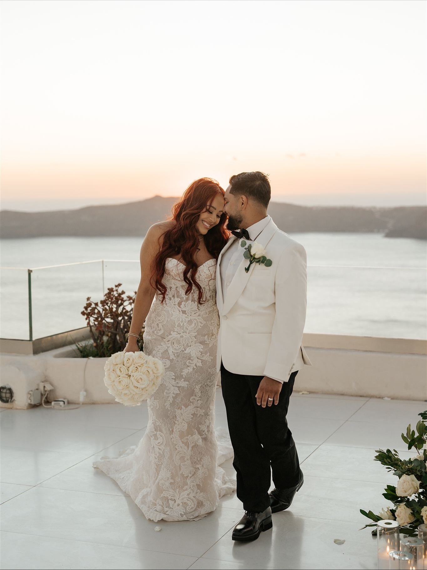“Basking in the glow of Karina and Moises’ Santorini celebration— it was such a beautiful moment! Thrilled to have been part of it as your wedding planner, and huge kudos to the whole team—florist, photographer, videographer, etc -who brought their dreams to life. Cheers to making magic happen!”
Wedding Planner : @angelamonawedding
Florist : @amelasantoriniflowers
Photo / videographer : @phosart.photography
Venue: @andromeda_villas
Officiant : @destinationweddingcelebrant
Cava Tower : @maisontrilogie
Firework : @skylight_santorini
Cake: @petranart_santorini
Hair and makeup : @juliapopovamuah
#wedding #santoriniwedding #elopmentwedding #santorinielopement #greecewedding #weddingplanner