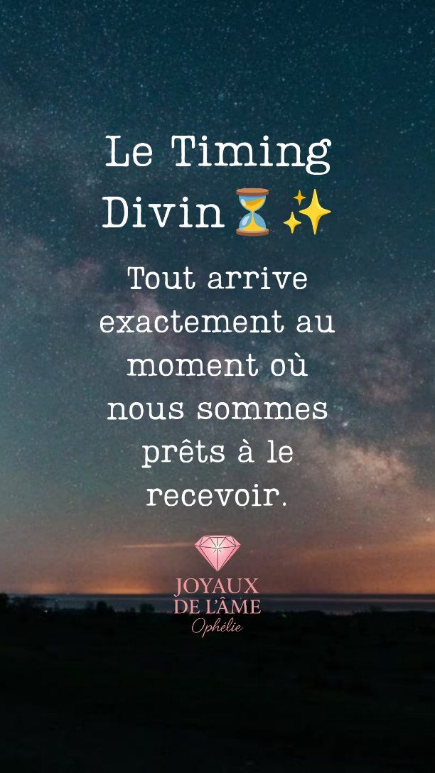 ✨ Parfois la vie nous pousse à courir...
Mais tout n'a pas besoin d'aller vite.
Aujourd'hui je choisis de ralentir, de respirer, de semer avec patience et foi 🙏
Le timing divin ne se voit pas toujours tout de suite. Mais chaque étape à son sens.
Chaque petit pas compte .
Chaque instant est une graine que l'on plante pour demain 🌟
Et toi prends-tu le temps d'écouter ton rythme ,et de sentir quand tout arrive au bon moment ?
Raconte-moi en commentaire si tu veux 🥰
🪷Pour tous renseignements, prise de rdv pour soins énergétiques ou guidances personnalisées me contacter en DM 💌
#timingdivin #confiance #spiritualité #patience #ralentir #therapeutehollistique #chemindevie #guidancegénérale #eveilspirituel #univers #accompagnementspirituel