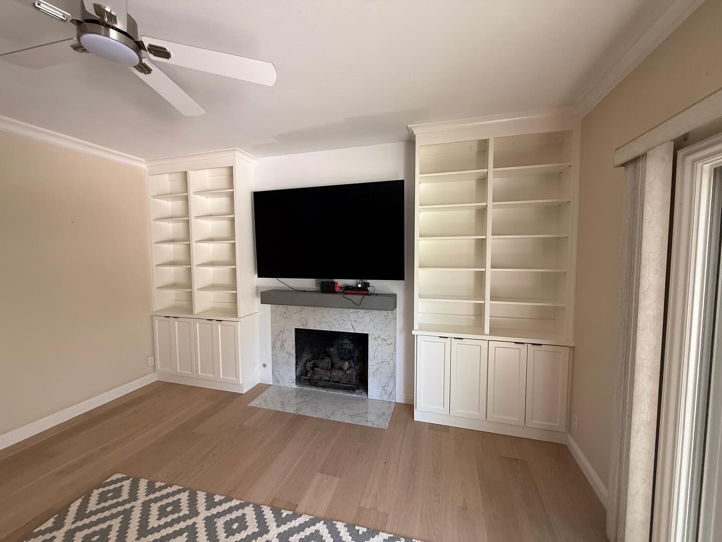 Living Room Cabinets #customcabinets #bayarea #livingroom