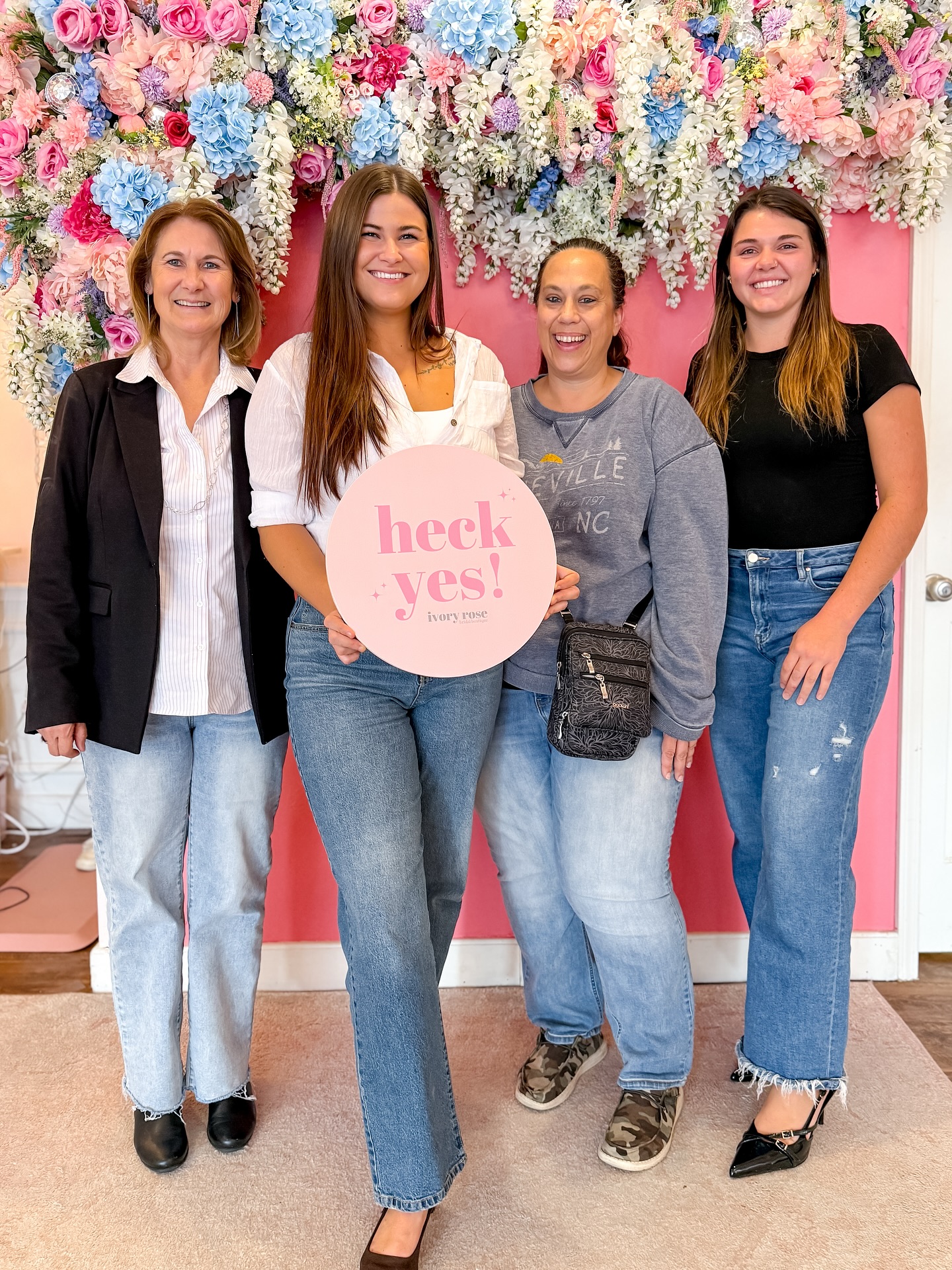 Reagan- Your perfect “heck YES!” moment was filled with big smiles and happy tears! You knew from the MOMENT you stepped into your gown, and we couldn’t be more excited for you! Cheers to August 2026! 🥂
#heckyes #ivoryrosebride #ivoryrosebridalboutique #wibride #wisconsinbride #weddingdressshopping
