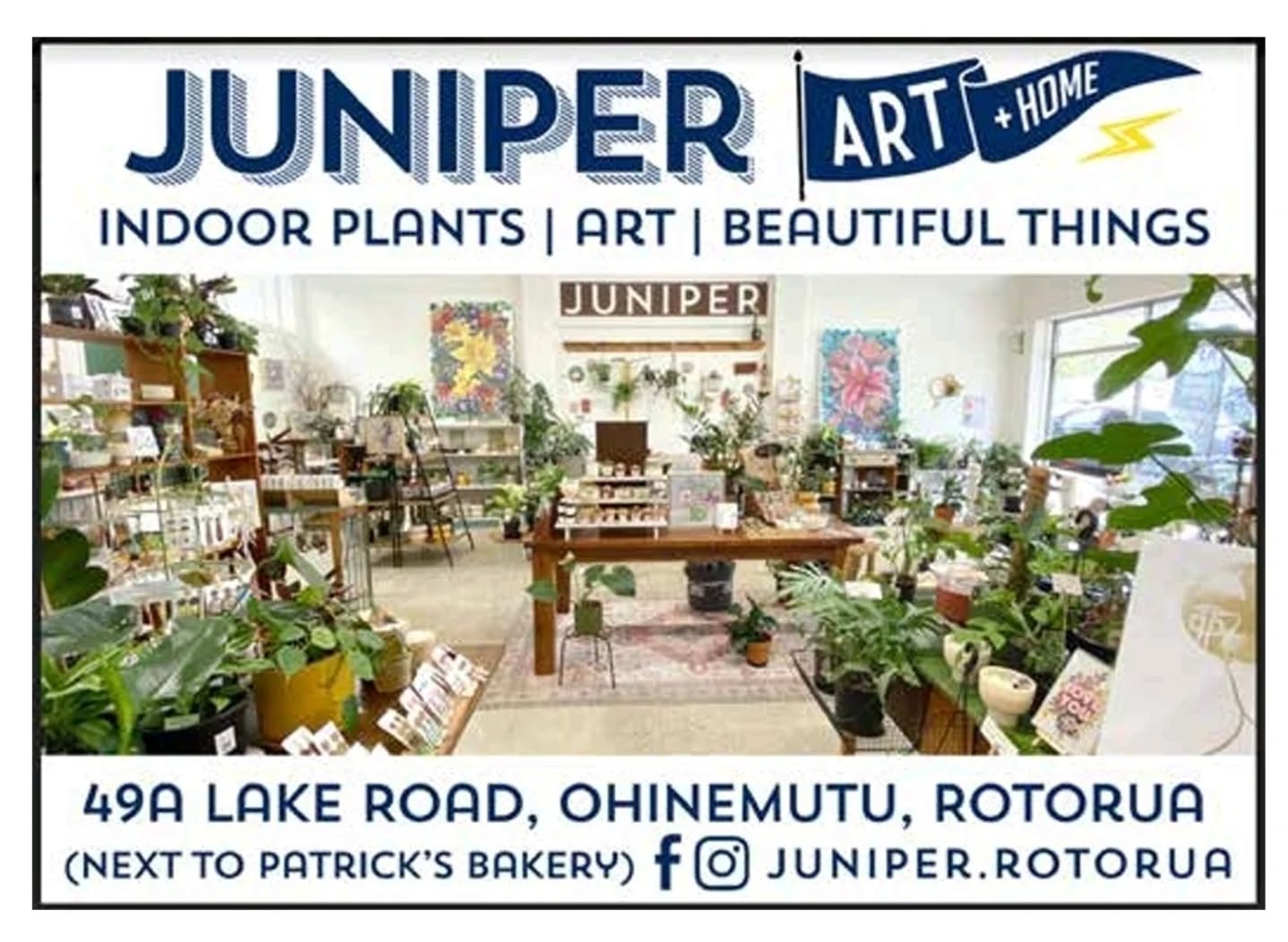 If your looking for some neat hands on crafty workshops or some amazing gifts or plants make sure you check out Juniper Art + Home