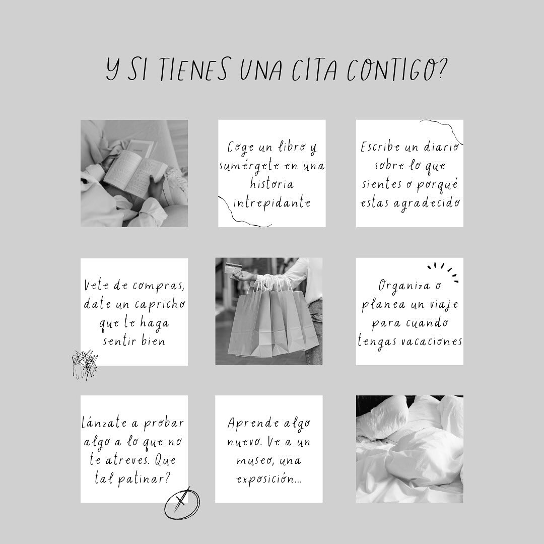 ✨ La cita más importante que puedes tener es contigo mismo. ✨
Una vez a la semana me reservo un hueco sin planes... para encontrarme conmigo. Un café, un libro y mi propia compañía. Sin prisas, sin expectativas, sin necesidad de entretener a nadie más.
No se necesita confirmación, ni esperar a que alguien conteste el mensaje. El mejor compañero de aventuras ya va conmigo a todas partes.
En el ajetreo diario, a menudo olvidamos que la relación más significativa y duradera que tendremos es la que tenemos con nosotros mismos. ¿Cuándo fue la última vez que te regalaste un momento así?
Te reto a que agendas una cita contigo la próxima semana. Solo tú, haciendo lo que de verdad te apetezca. Verás cómo recargas energías y te reconectas con la persona más interesante que conoces: TÚ.
🥳 ¡CITA ACEPTADA! 🥳
¿Te animas? ¿Qué harías en tu cita ideal? 👇
#CitaConmigoMismo #Autocuidado #AmorPropio #SelfDate #MiTiempo #SoledadPositiva #Bienestar #Reflexión