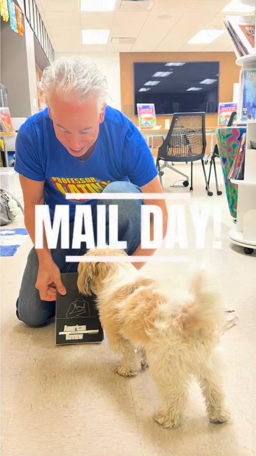 It's mail day! But this time with a fun surprise! 🐾 #UTAustin #latinxpoplabut #LatinxPopLab