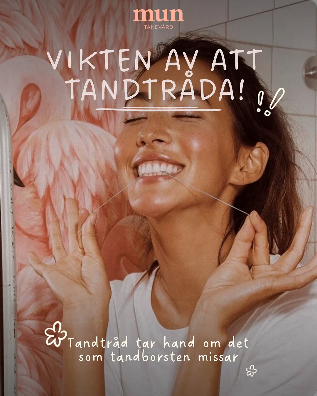 Det lilla steget som gör stor skillnad för din munhälsa 💫
Har du tandtrådat idag? 💭
#munhälsa #tandvård #tandtråd #tandläkartips