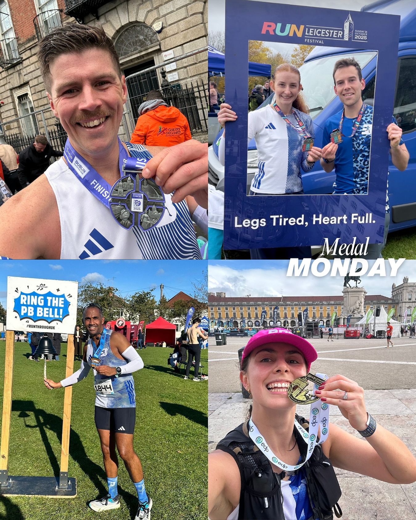 ๐ Best Athletics MEDAL Monday ๐
Another epic weekend for Best Athletics, smashing it across races all across the globe ๐
Marathons, Half Marathons, XC, 10Ks, and trail races๐ฅ
MARATHONS
๐ Dublin Marathon
Adam Moore โ 2:59
๐ต๐น Lisbon Marathon:
Teebz โ 2:57:38
Lara Steinhobel โ 3:55:40
๐ฉ๐ช Frankfurt Marathon
Dan Poulton โ 2:37:26
Liv Andrei โ 3:12:18
๐จ๐ญ Lucerne Marathon
Thรฉo โ 3:01:17
HALF MARATHONS
๐ช๐ธ Valencia Half Marathon
Ruben Angel โ 1:06:12
๐ฉ๐ช Nurnberg Half Marathon
Marcel Honig โ 1:21:38
๐จ๐ญ Lausanne Half Marathon
Daniel Hulme โ 1:36:15
๐ฌ๐ง Maidenhead Half Marathon
Wes โ 1:29:29
๐โโ๏ธ Run Leicester Half
Sophia Perkins โ 1:28:36
Andrew Murphy โ 1:18:38
10K & SHORTER
๐ 10K Tune-Up:
Matteo Gerlin โ 33:52
๐โโ๏ธ BBB 10K
Justin โ 41:41
๐ฒ Monsal Trail 10K
Harriet Atkin โ 46:16
๐ Disney Wine n Dine 10K
Brandi Crown โ 43:06 (2nd AG)
๐ช WAC 10K Trail
Christa Cain โ 36:14
๐พ Cross Country
๐บ๐ธ USATF XC: Brian
โข
โข
โข
๐ฅ๐ช๐โโ๏ธ๐โโ๏ธ Incredible weekend all around โ whoโs hitting the start line this weekend?
โข
โข
โข
#bestathletics #running #marathon #halfmarathon #10k #trailrunning #pb #racing #athletics #runhappy #runspiration #medalmonday #bestvibes #sis